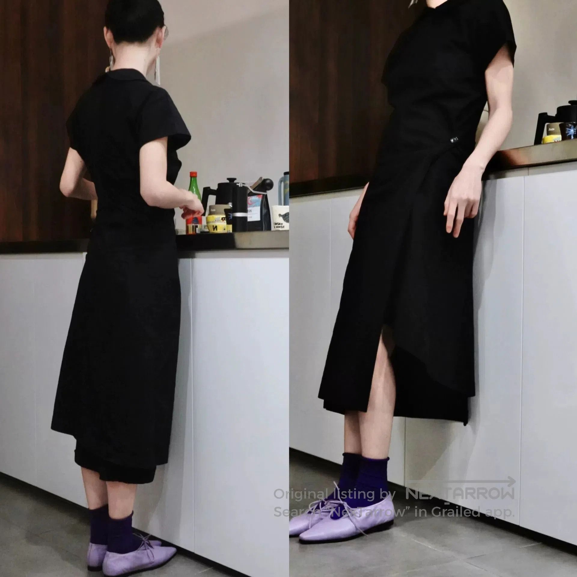 Comme des Garcons Comme des Garçons 90s Black Dress. Size M / US 6-8 / IT 42-44 - 2 Thumbnail