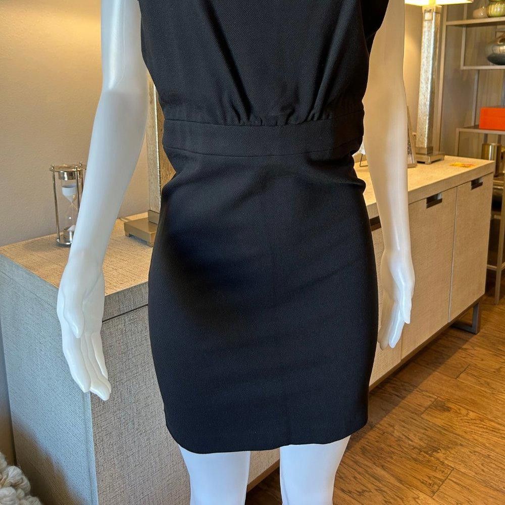Designer Twelfth Street by Cynthia Vincent Exposed Zipper Black Dress Size M / US 6-8 / IT 42-44 - 8 Thumbnail