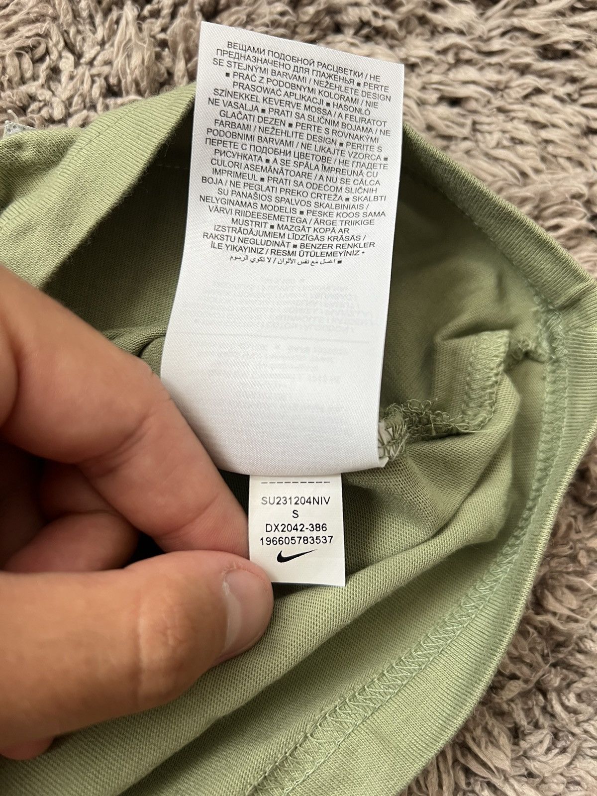 Nike Nike x Naomi Osaka olive t-shirt Size US S / EU 44-46 / 1 - 5 Thumbnail