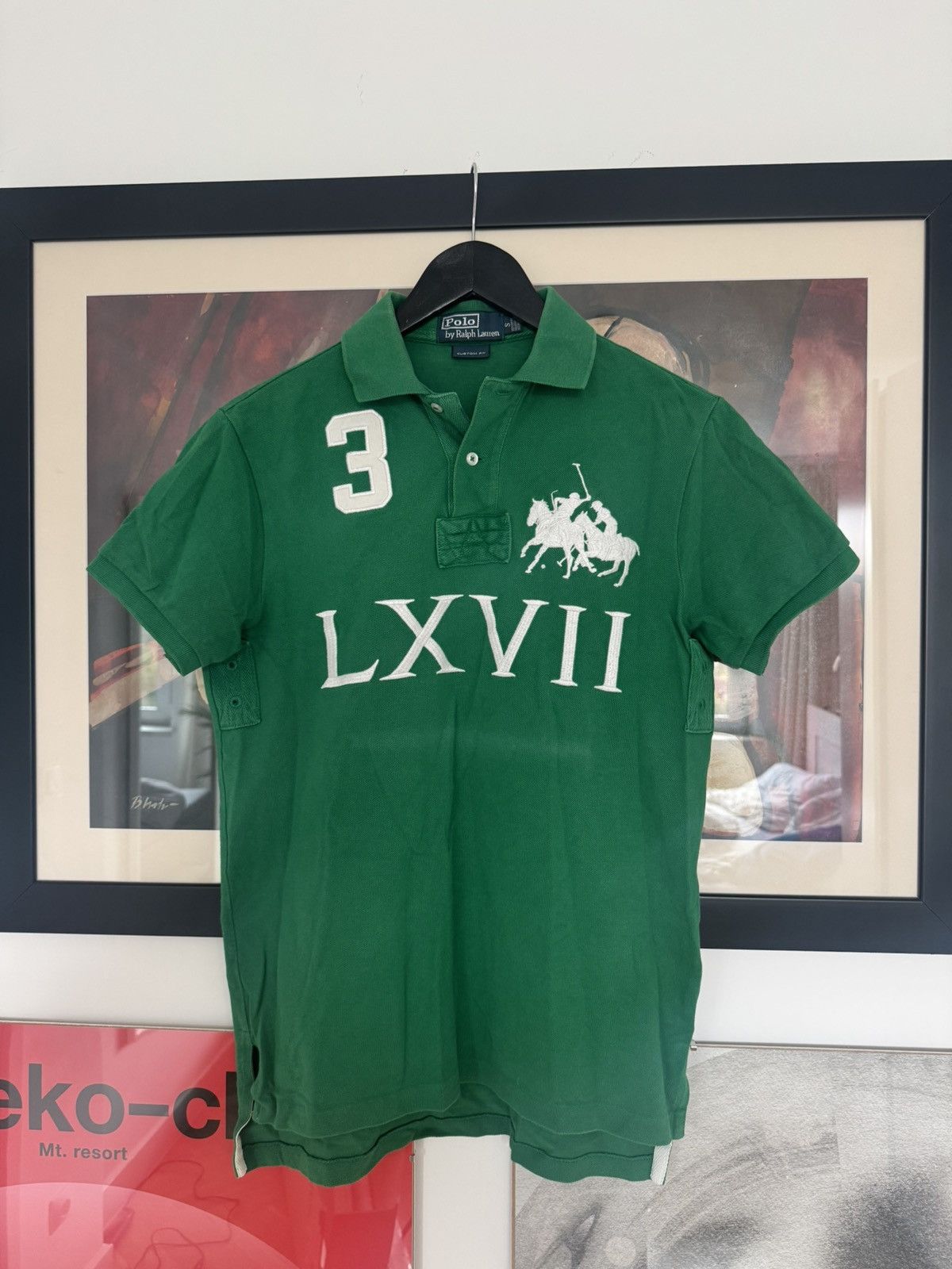 Polo Ralph Lauren Polo Ralph Lauren Green Tee Chief Keef Hype Big Logo Rare Size US S / EU 44-46 / 1 - 1 Thumbnail