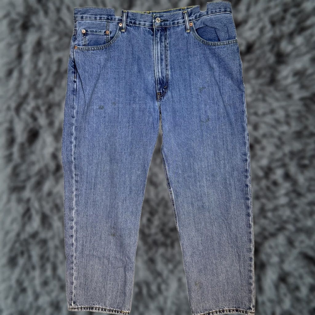 Levi's VINTAGE Levi’s 550 Jeans Mens 40x30 Blue Relaxed Fit Tapered Leg Denim Red Tab Size US 40 / EU 56 - 1 Thumbnail
