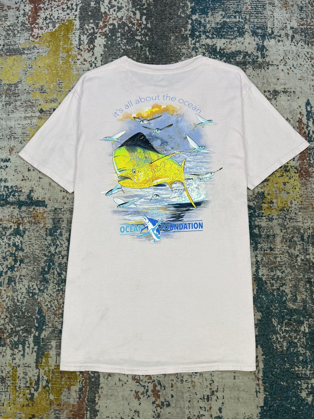 Hunter Guy Harvey Overprint Single Pocket Shirt Size US M / EU 48-50 / 2 - 2 Thumbnail