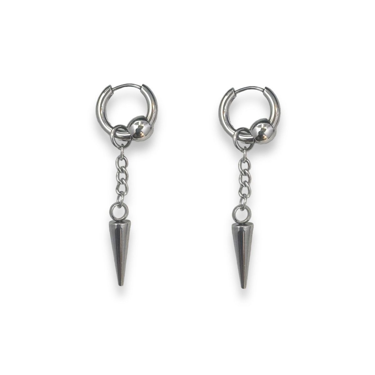 Designer Geometry Triangle Cone Dangle Drop Earrings for Men Women Size ONE SIZE - 1 Thumbnail