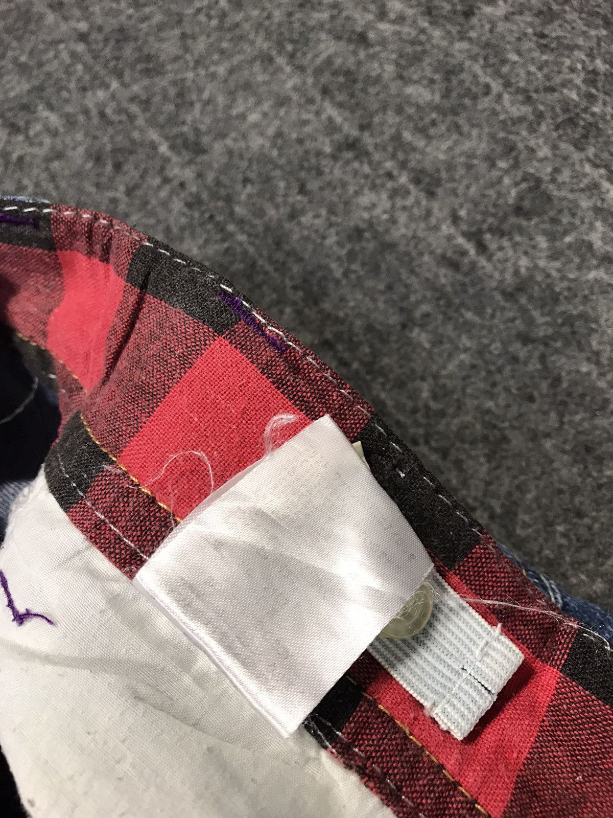 Japanese Brand Bat-su Studio Indigo Denim Back Chekered Printed Size US 28 / EU 44 - 11 Thumbnail