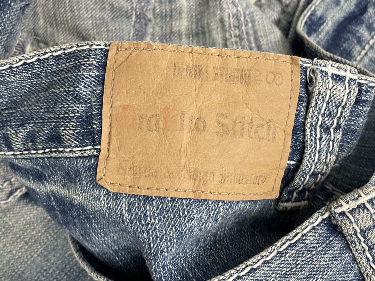Hysteric Glamour Vintage Japan Drabito Stitch Double Waist Distressed Denim Size US 32 / EU 48 - 16 Thumbnail