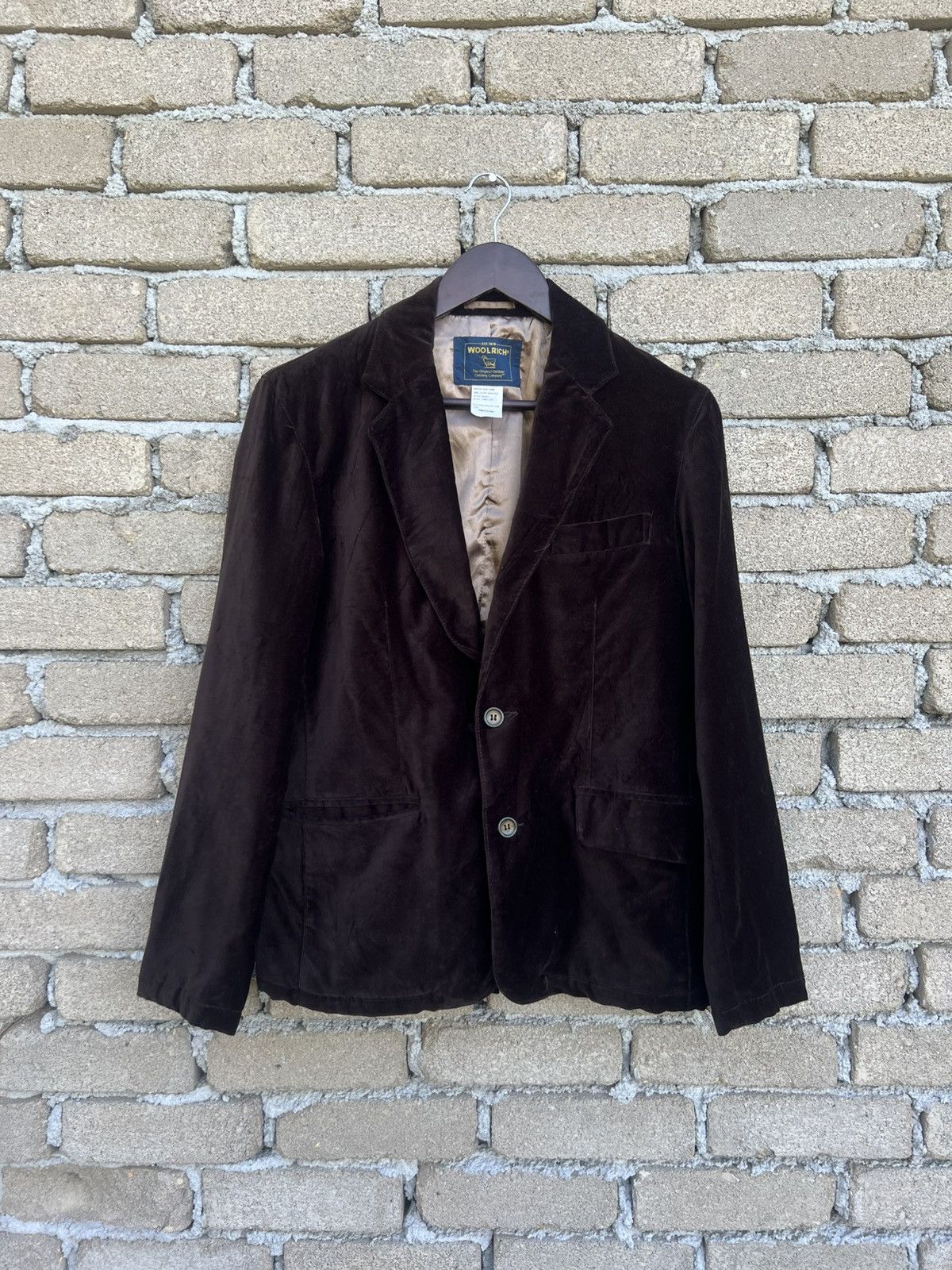 Woolrich Woolen Mills Woolrich Velvet Blazer/Coat Size Medium Colour Dark Brown Size US M / EU 48-50 / 2 - 3 Thumbnail