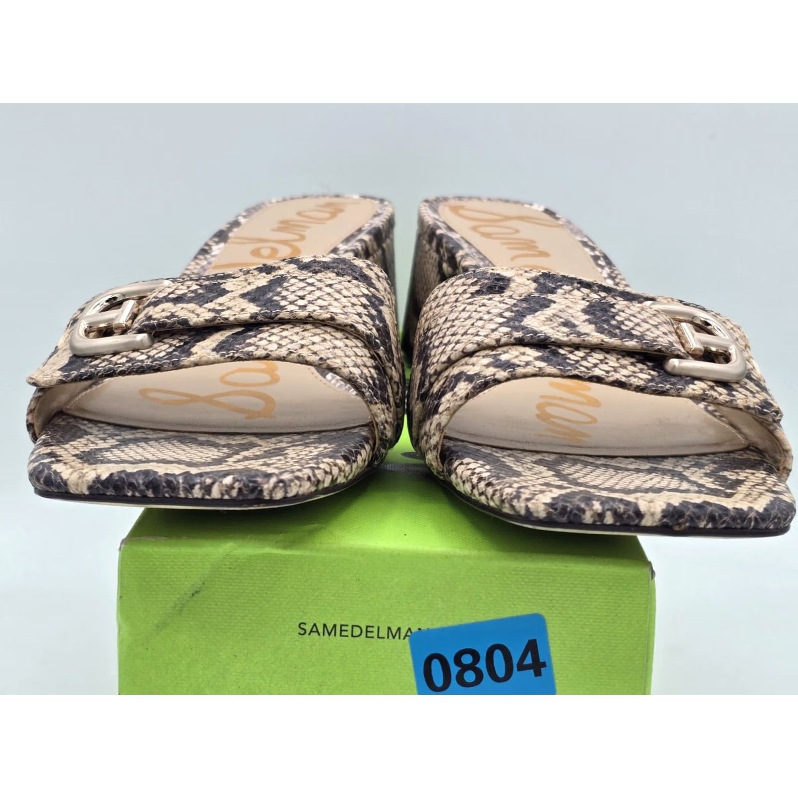 Sam Edelman Sam Edelman Wilma Womens Heels Roccia Sz 9 M Snake Skin Beige Roccia Wilma Womens Heels 9 M Shoes Female Mens? Size US 9 / IT 39 - 3 Thumbnail