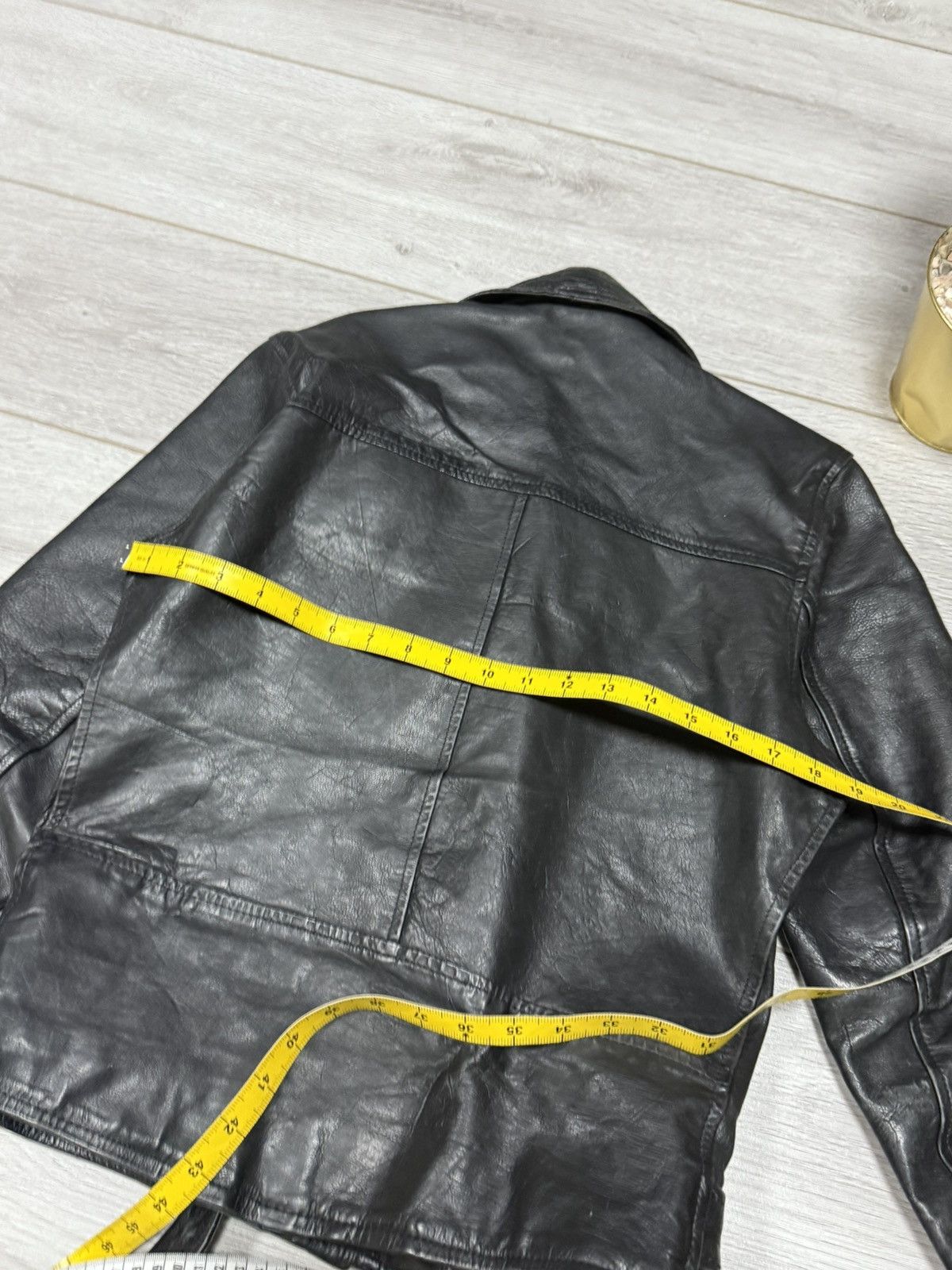 Genuine Leather Leather biker jacket vintage, zip up Size XS / US 0-2 / IT 36-38 - 11 Thumbnail
