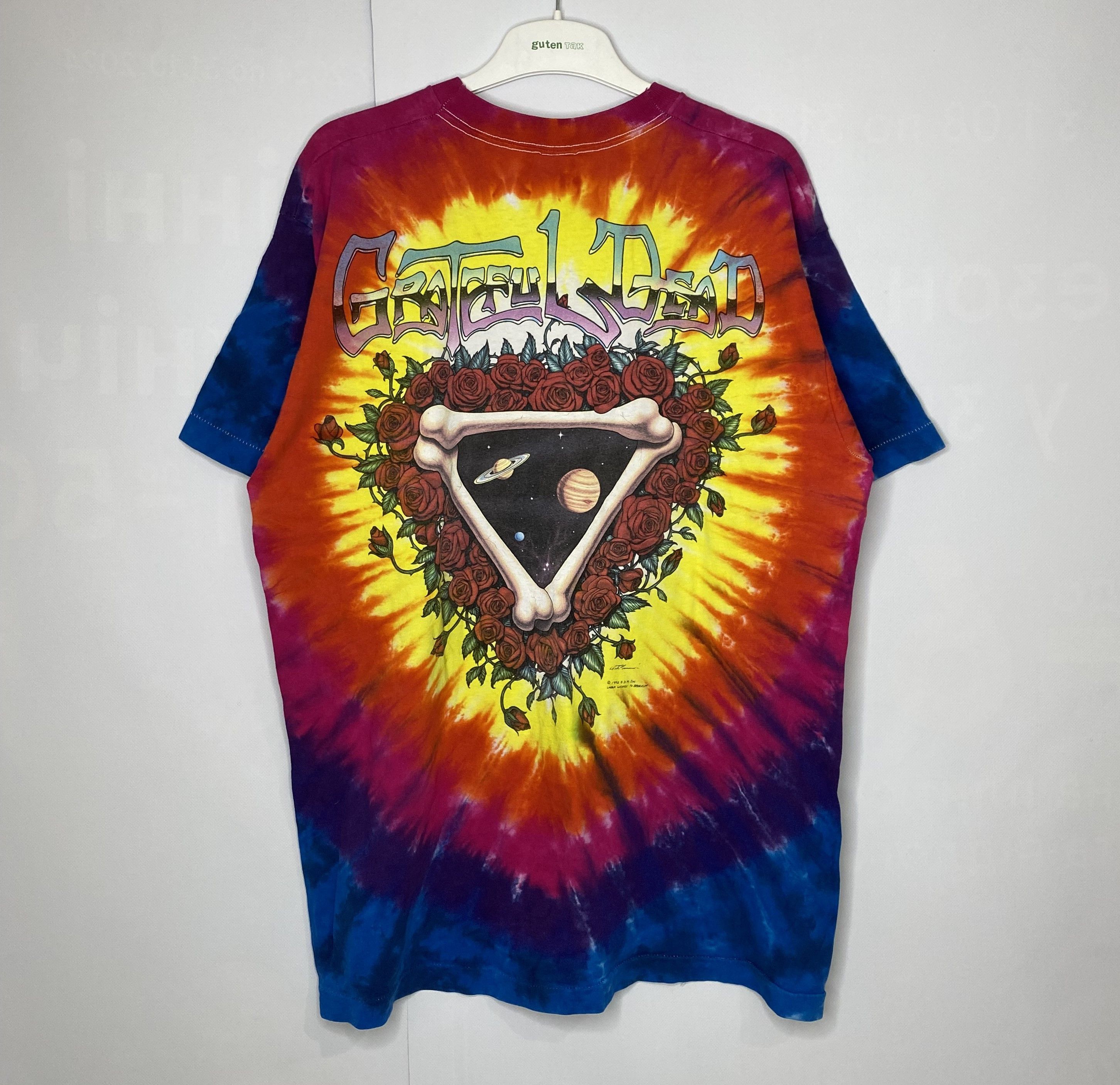 Grateful Dead × Liquid Blue × Vintage VINTAGE 1992 GRATEFUL DEAD TIE DYE T SHIRT SINGLE STITCH Size US XL / EU 56 / 4 - 2 Thumbnail