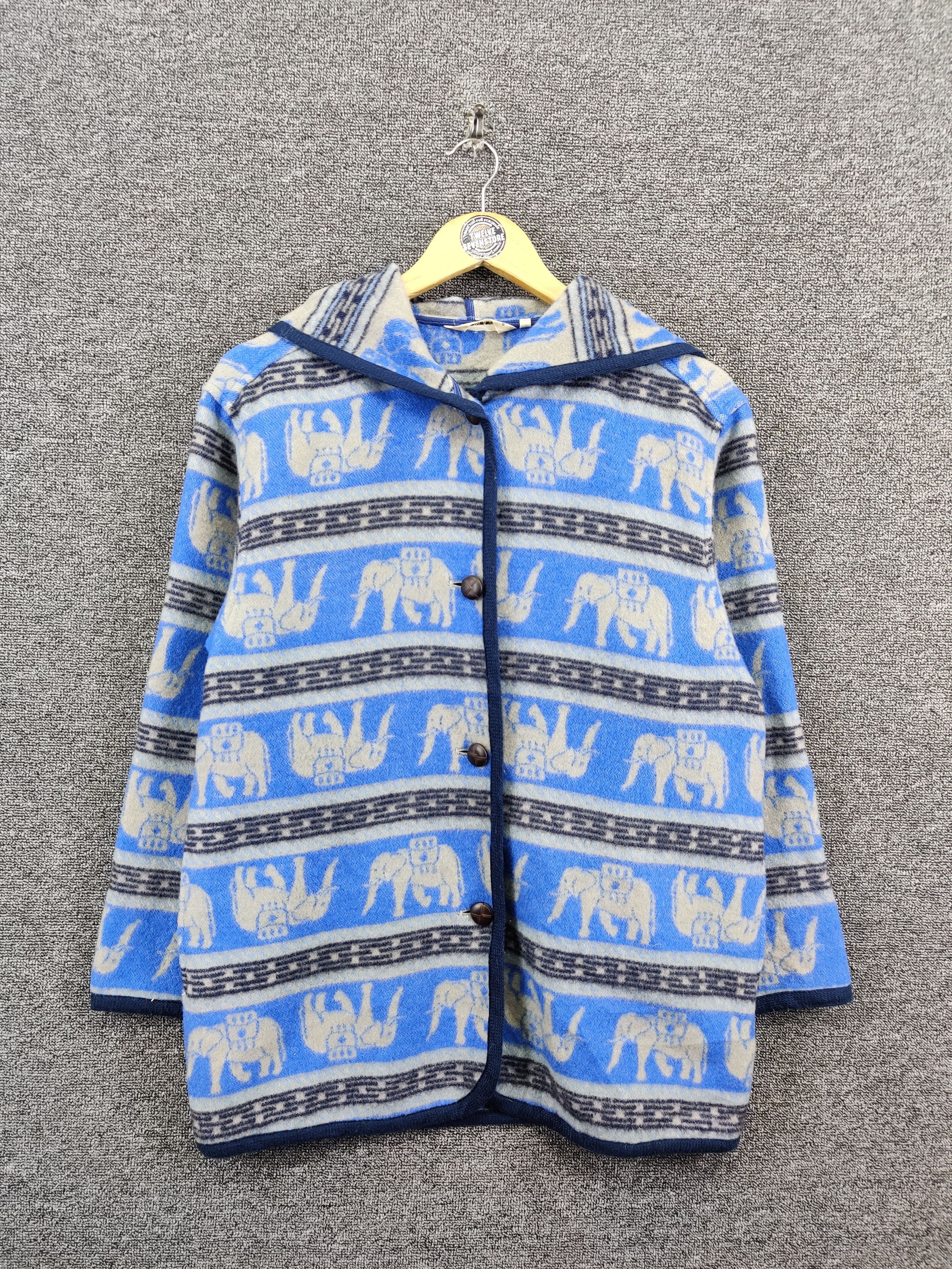 Vintage Madstation Aztech Wool Native Heavy Jacket