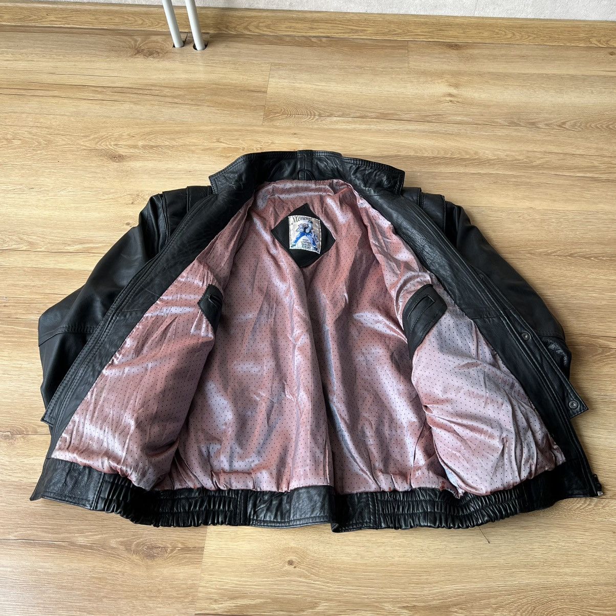 Genuine Leather Vintage Leather Jacket Size US L / EU 52-54 / 3 - 7 Thumbnail