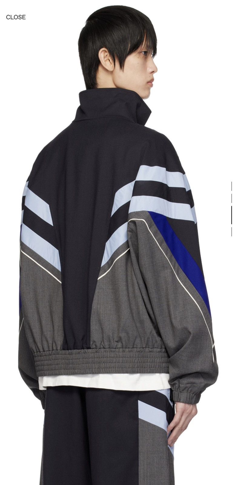 Other A PERSONAL NOTE 73 Gray & Navy Paneled Jacket Size US L / EU 52-54 / 3 - 10 Thumbnail