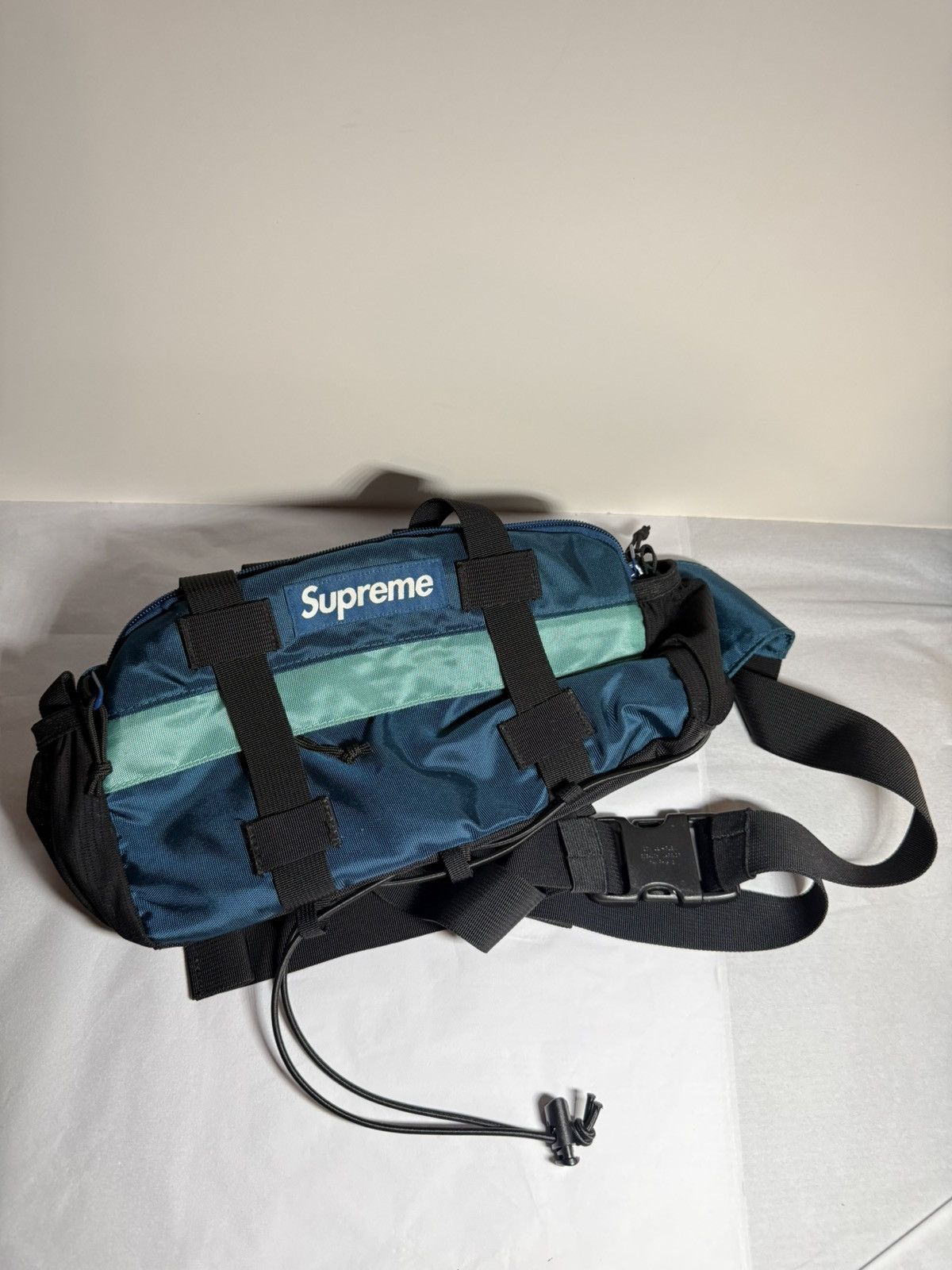 Supreme Supreme waist bag FW19 dark teal cordura fabric | Grailed