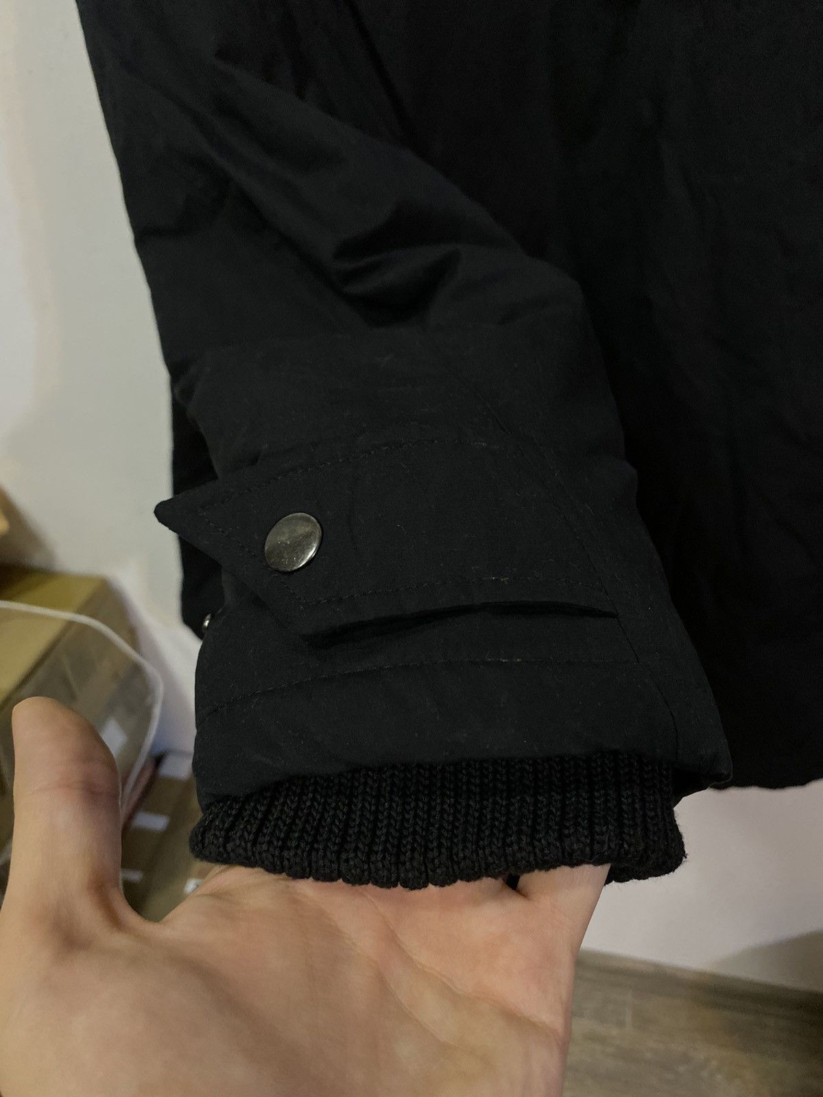Yves Saint Laurent Winter Warm YSL Jacket Black Vintage Parka Bomber Size US S / EU 44-46 / 1 - 8 Thumbnail
