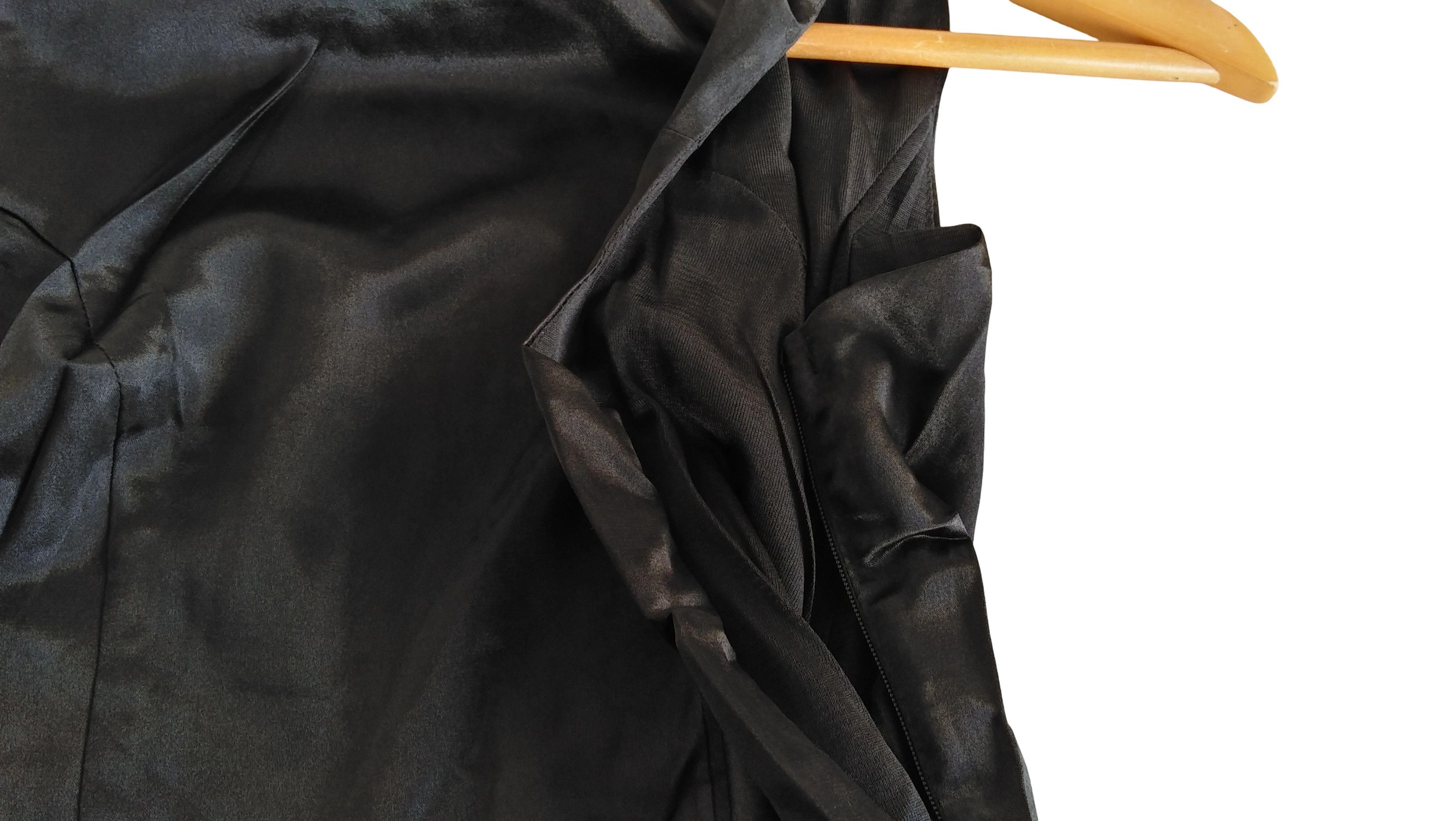 Other Black satin sleeveles women dress Size S / US 4 / IT 40 - 6 Thumbnail