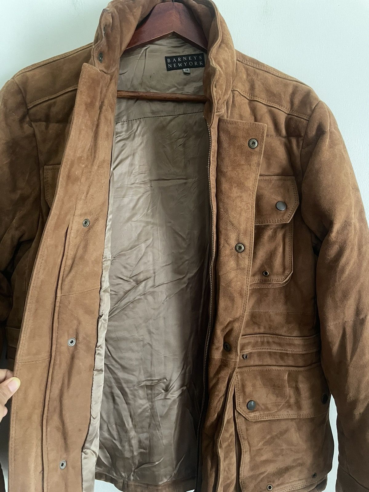 Barneys New York Barneys New York leather down jacket Size US M / EU 48-50 / 2 - 3 Thumbnail