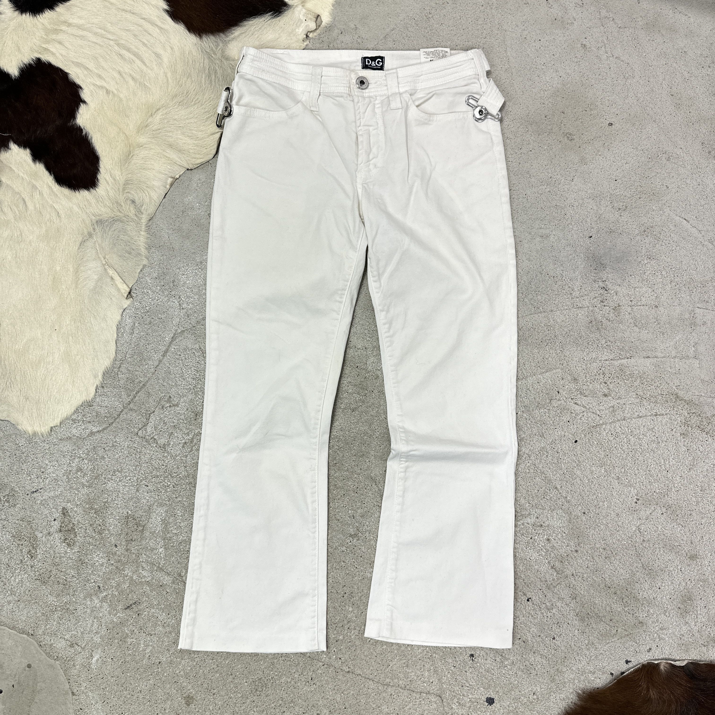 Dolce & Gabbana Vintage Old Money Capri Dolce & Gabbana Bondage Pants 00s Size 24" / US 00 / IT 34 - 4 Thumbnail