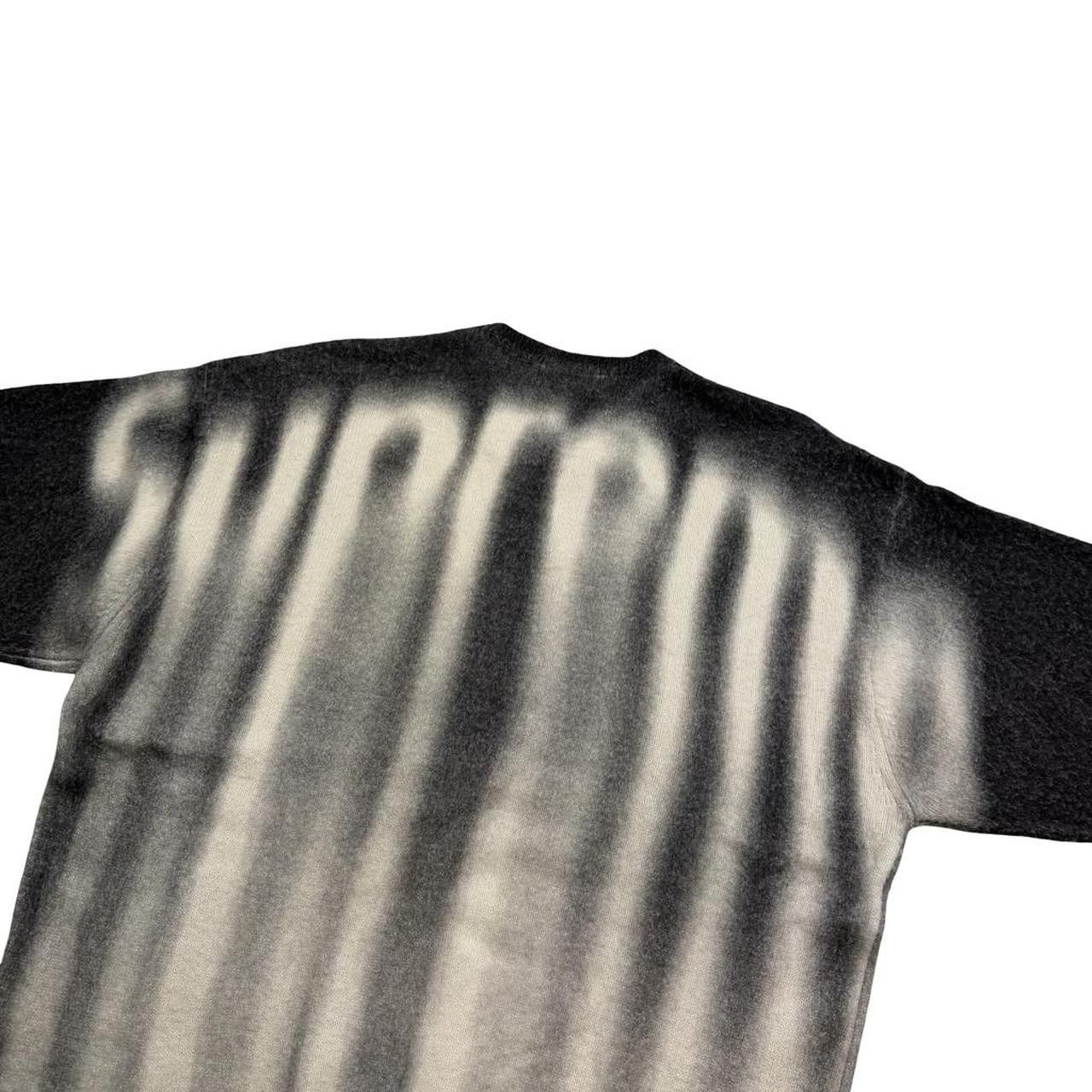 Supreme Supreme Blurred Logo Knit Sweater Black - Extra Large Size US XL / EU 56 / 4 - 6 Thumbnail