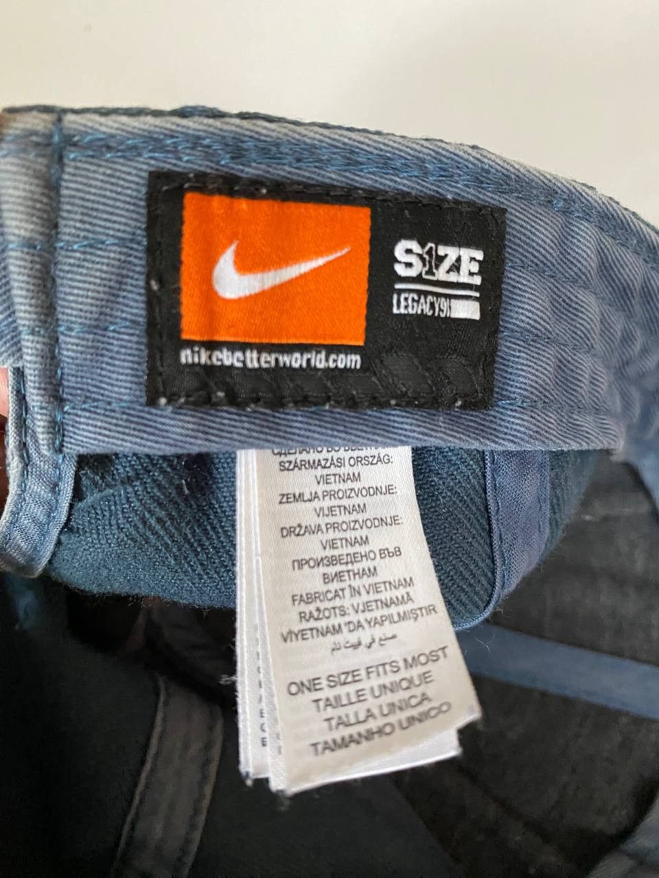 Nike Vintage 90s Nike Center Swoosh Hat Alhletes Snapback Size ONE SIZE - 3 Thumbnail