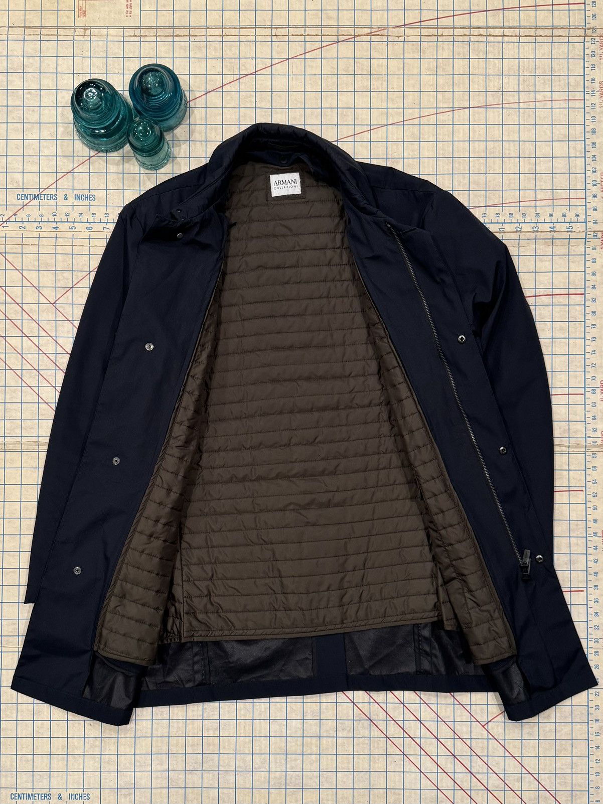 Armani Collezioni Armani Collezioni Long Coat With Insulating Layer Dark Navy Size US M / EU 48-50 / 2 - 4 Thumbnail