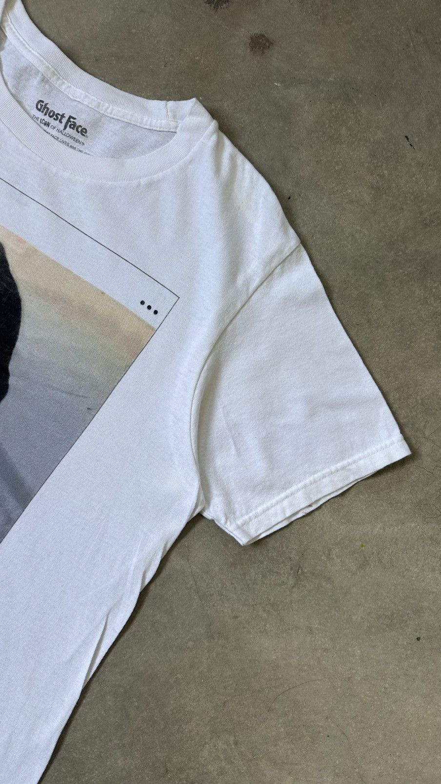 Vintage GHOSTFACE SCREAM WHITE GRAPHIC TEE Size US M / EU 48-50 / 2 - 3 Thumbnail
