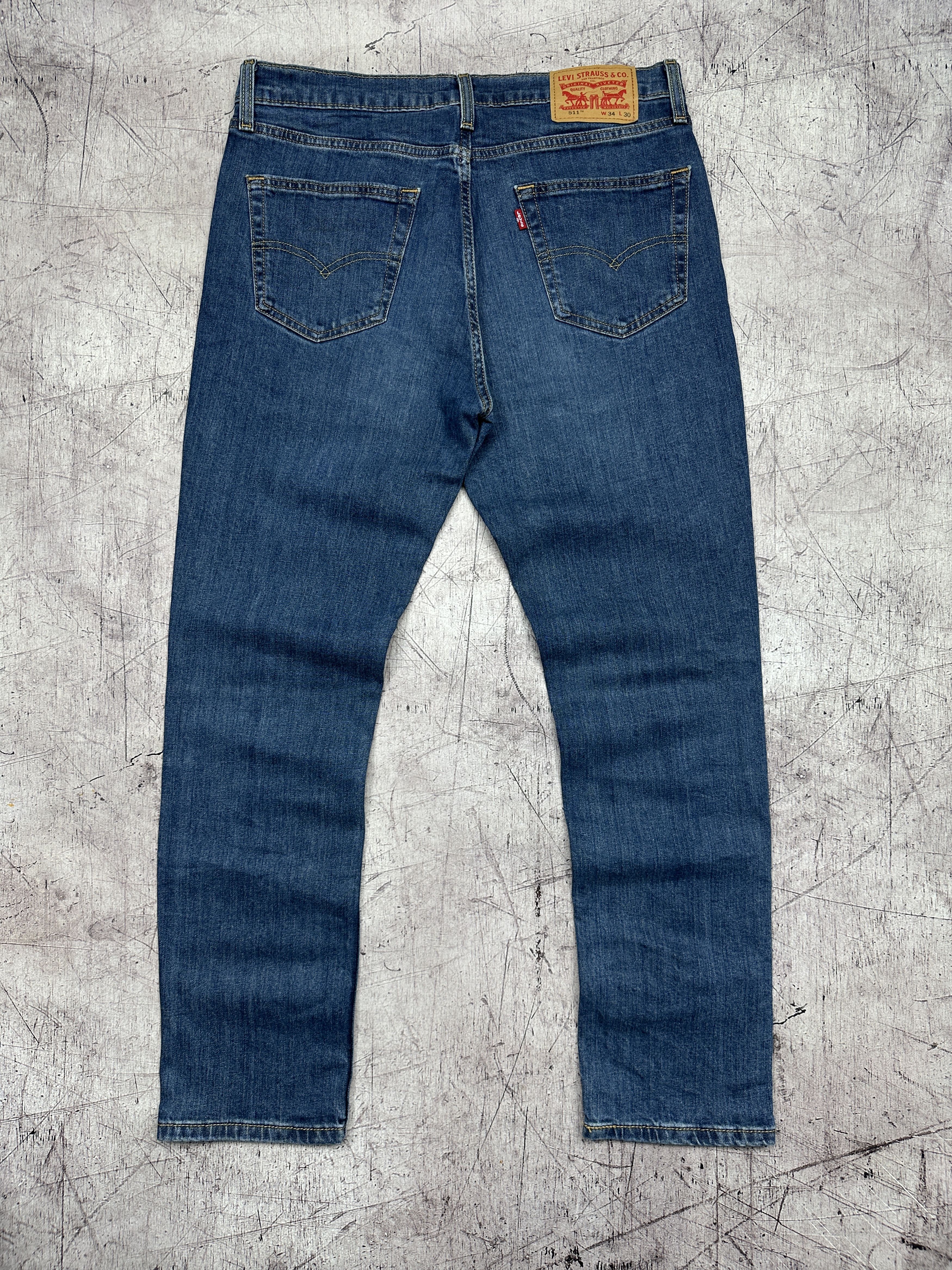 Levi's Levi's 511 Mens Denim Pants Jeans Size 34 x 30 Size US 34 / EU 50 - 1 Thumbnail