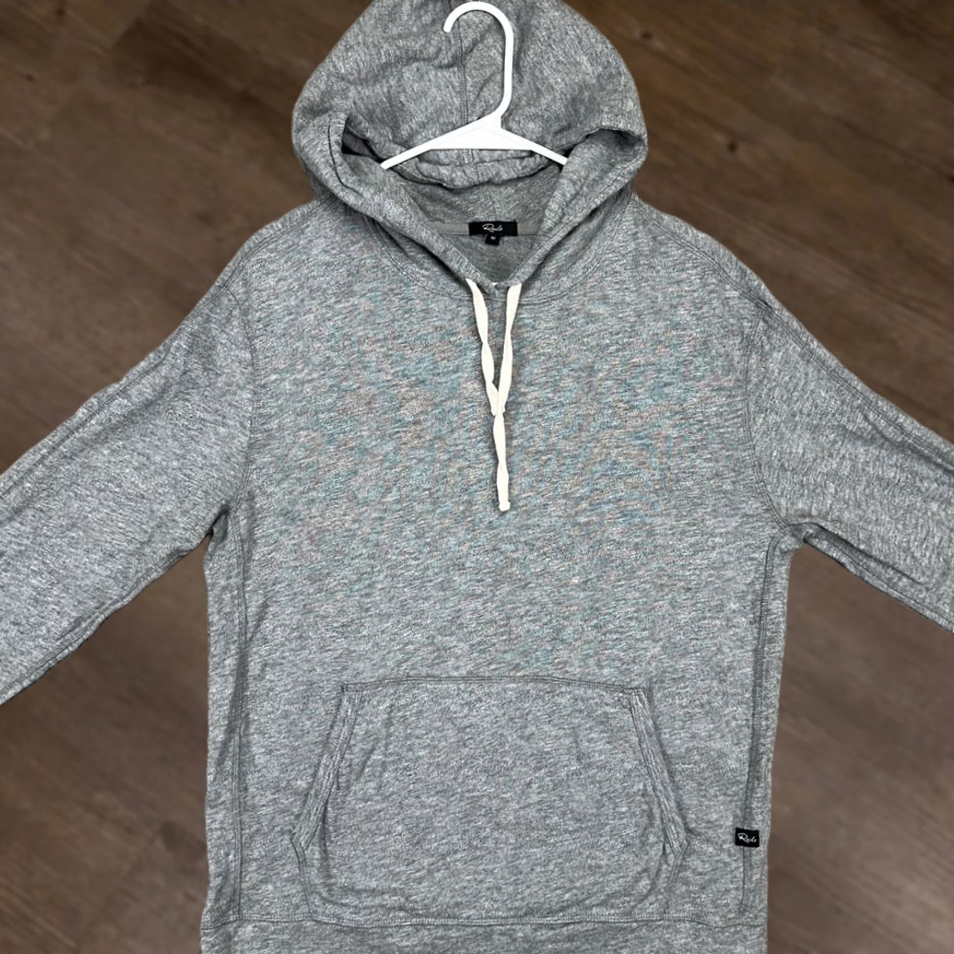 Rails Rails Hoodie Sweatshirt Mens Medium Gray Pullover Long Sleeve Pocket Drawstring Size US M / EU 48-50 / 2 - 1 Thumbnail
