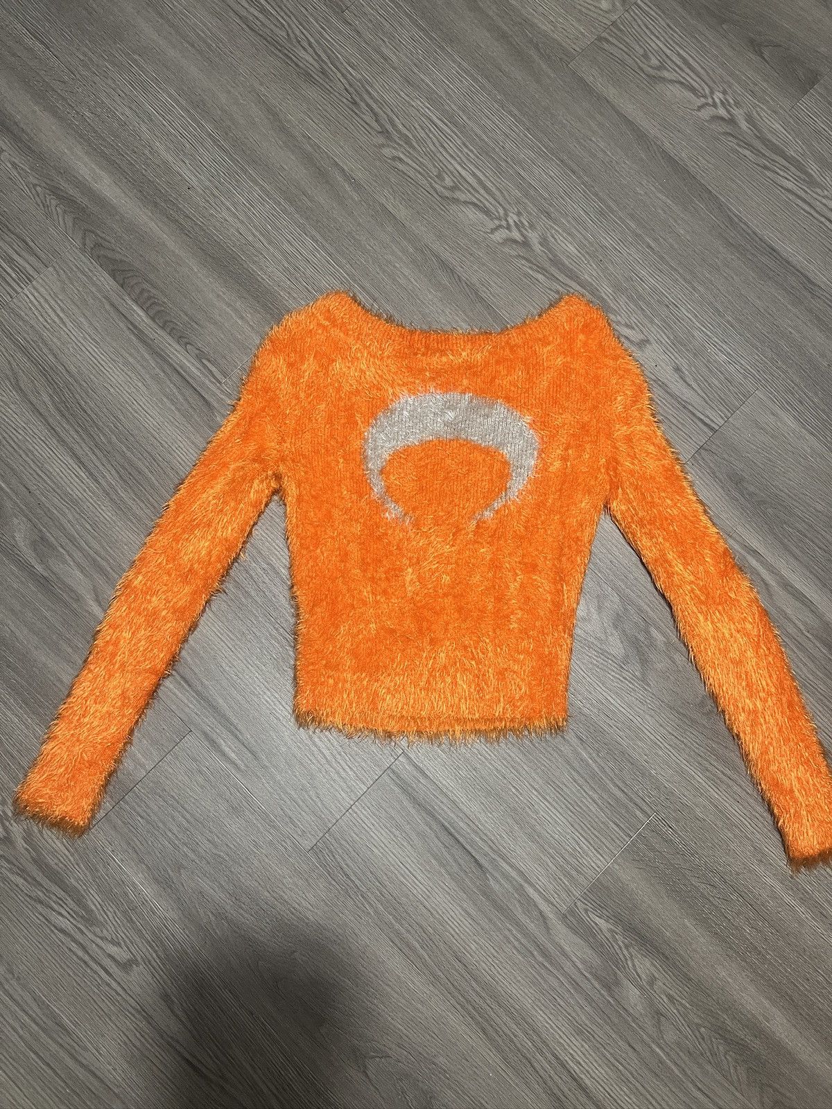 Marine Serre Marine Serre Orange Puffy Sweater Size XS / US 0-2 / IT 36-38 - 3 Thumbnail