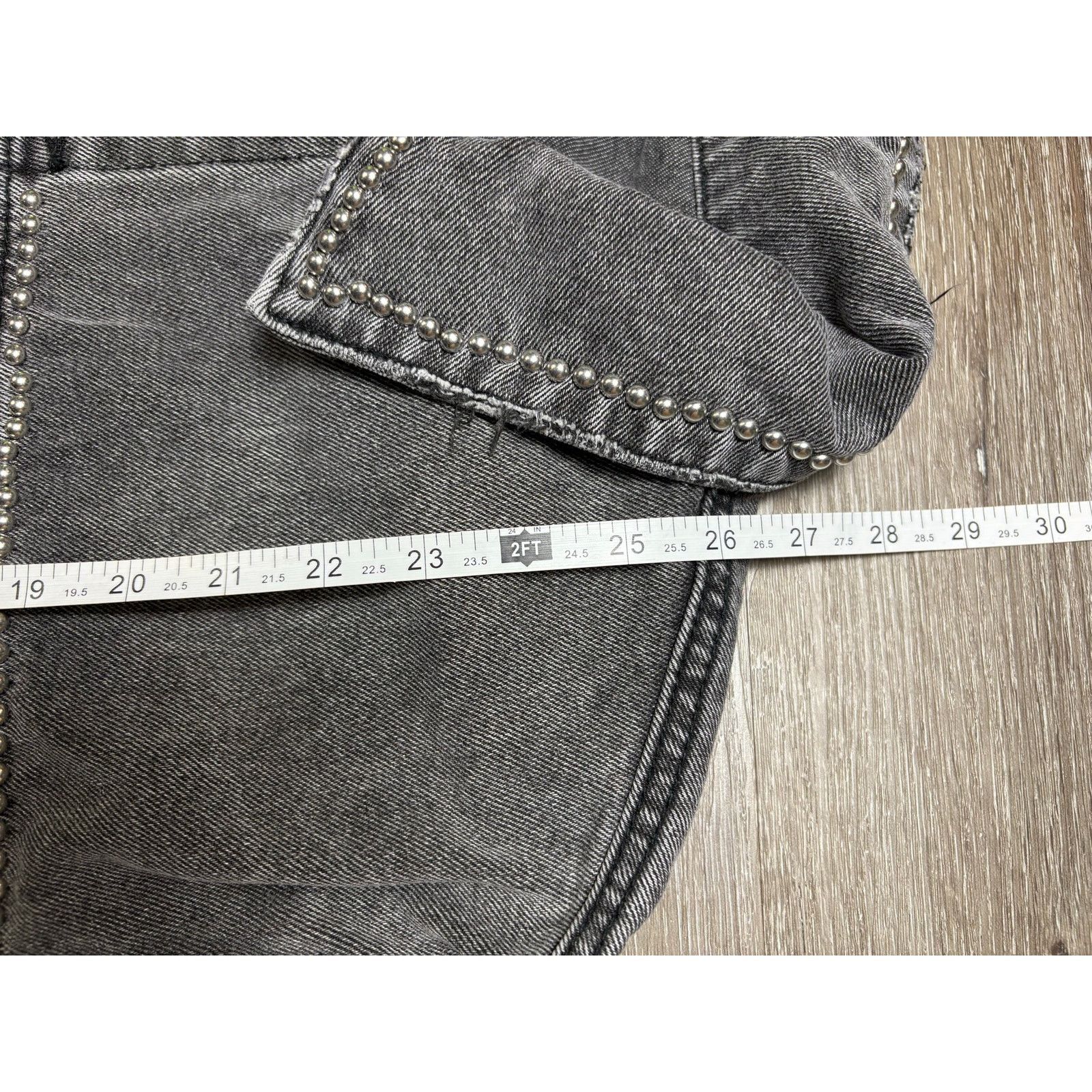 MNML New With Tags MNML Black Studded Trucker Jacket - Men's XXXL Size US XXL / EU 58 / 5 - 7 Thumbnail