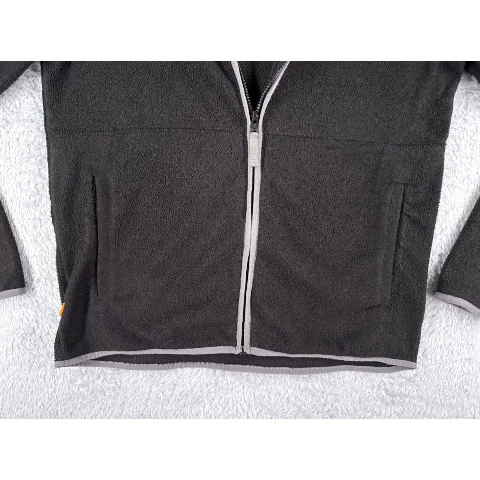 Timberland Timberland Jacket Women Medium Black Full Zip Fleece Pockets Mock Neck READ ME Size M / US 6-8 / IT 42-44 - 5 Thumbnail
