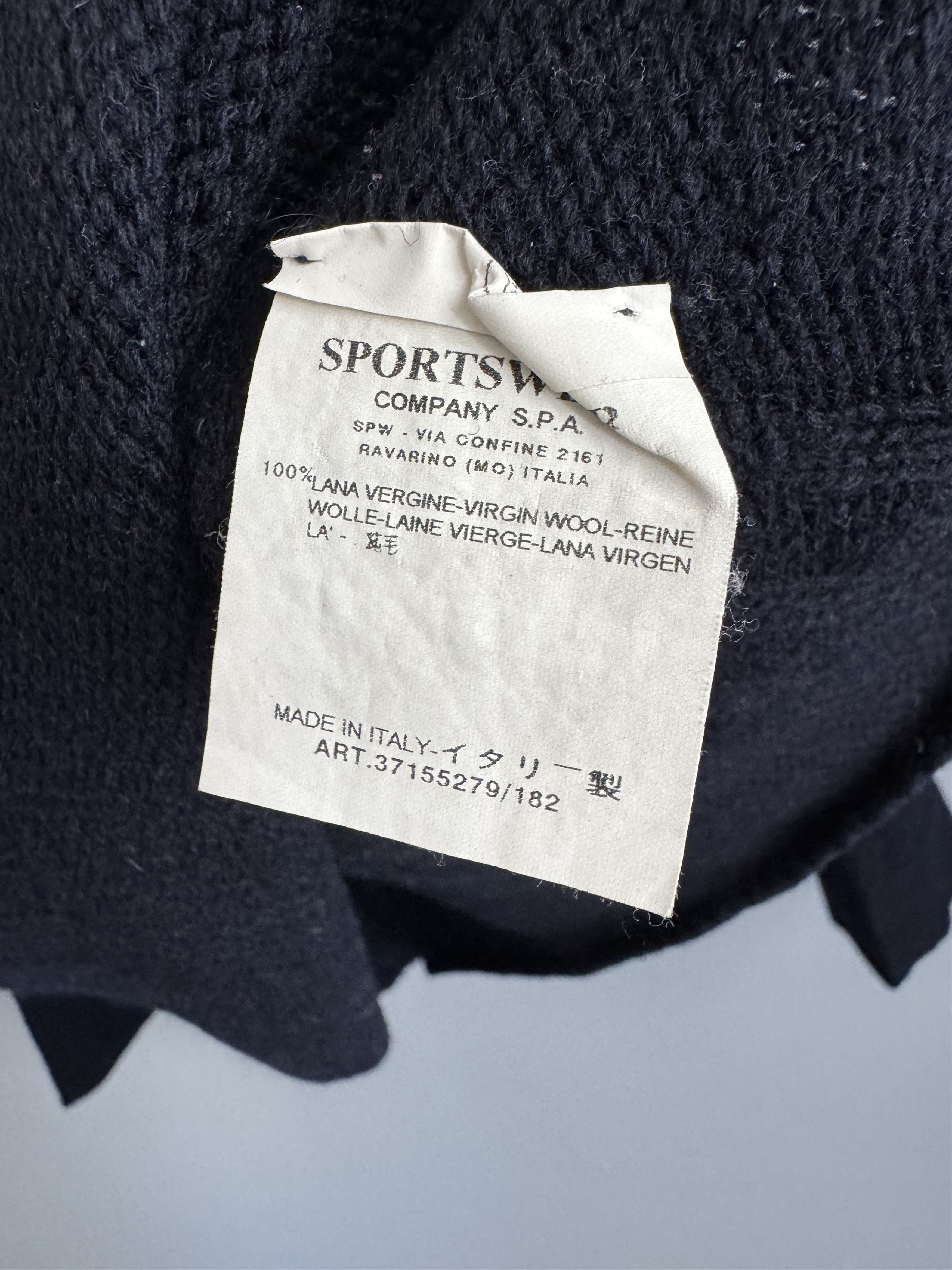 Stone Island Stone Island 90s Mockneck Wool Sweater Archive Vintage ITALY Size US L / EU 52-54 / 3 - 6 Thumbnail