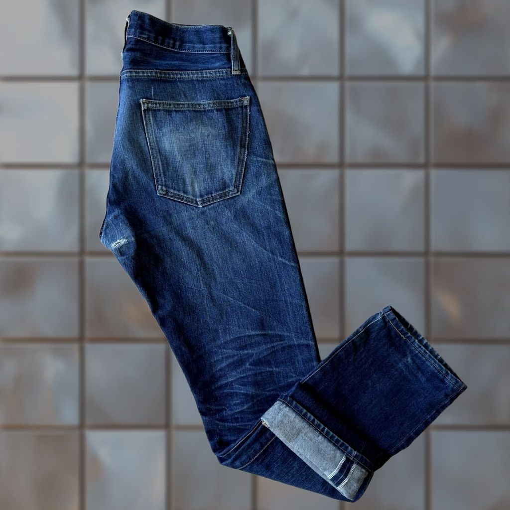 Taylor Stitch Taylor Stitch Jeans 30 Blue Dark Wash Slim Denim Jeans Mens Small/Regular 30x28.5 Streetwear Western USA Vintage? Size US 30 / EU 46 - 1 Thumbnail