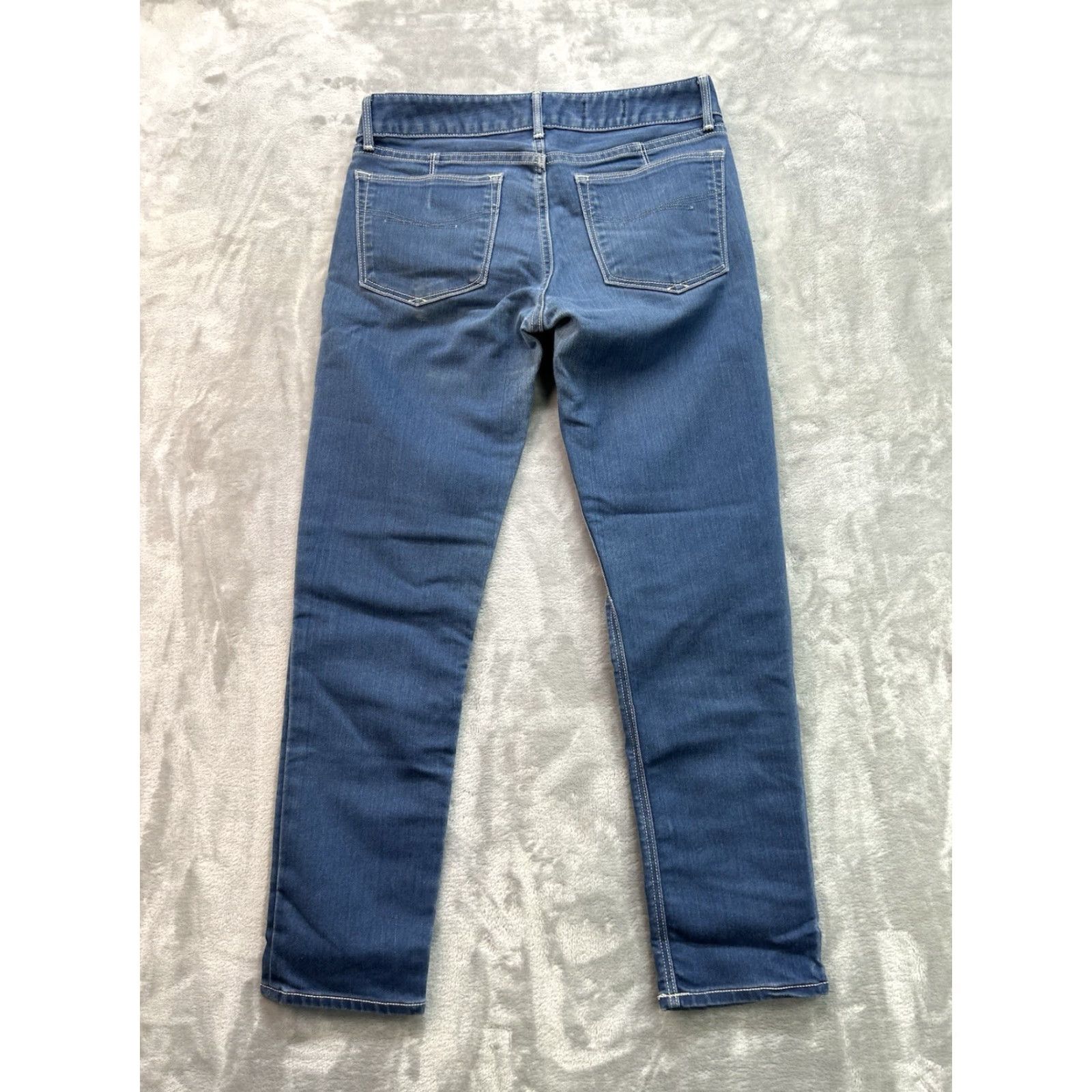 Gap VINTAGE Gap 1969 Y2K Jeans Womens Sz 26/2 Blue Slim Whiskered Straight Low Rise Beach Size 26" / US 2 / IT 38 - 5 Thumbnail