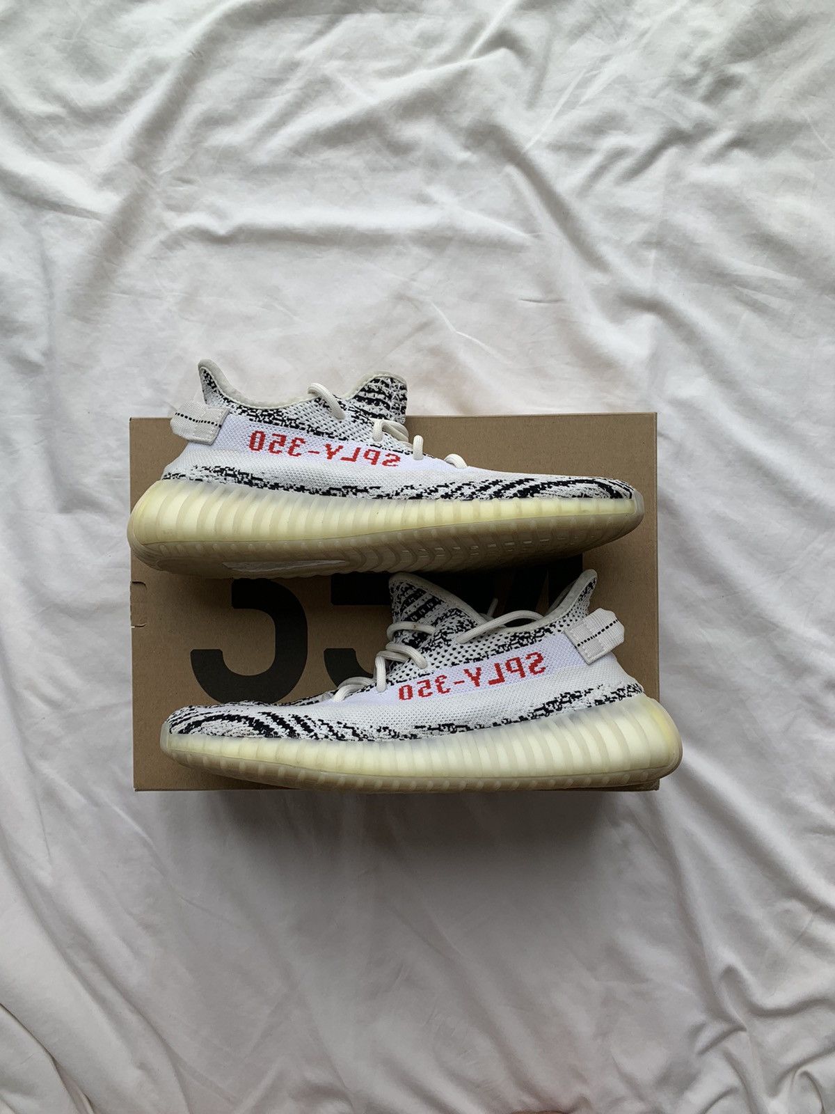 Adidas × Yeezy Adidas Yeezy Boost 350 V2 Zebra - US9 Size US 9 / EU 42 - 2 Thumbnail