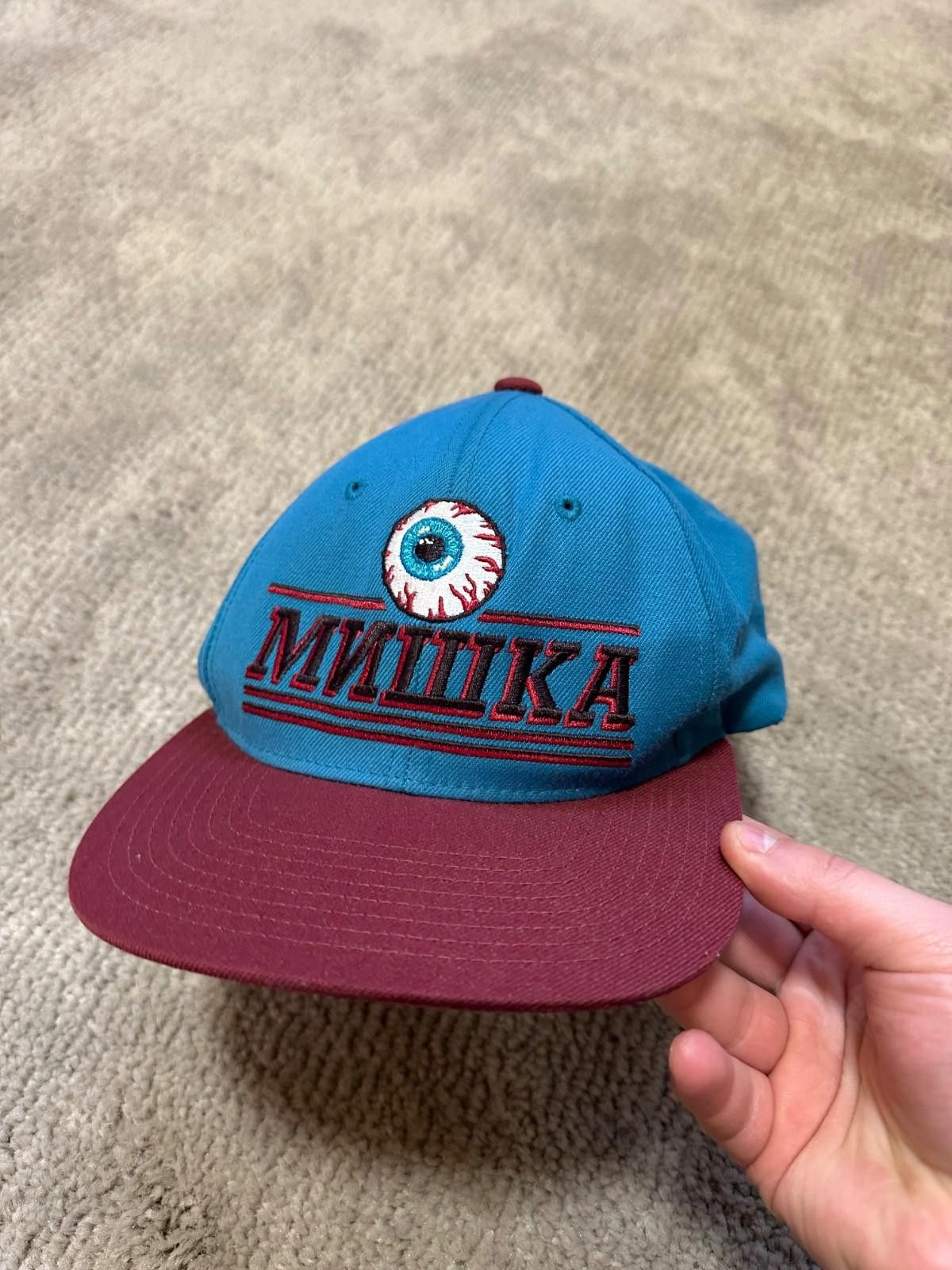 Starter MISHKA CAP HAT STARTER BIG EYE LOGO BLACK МИШКА Size ONE SIZE - 2 Thumbnail