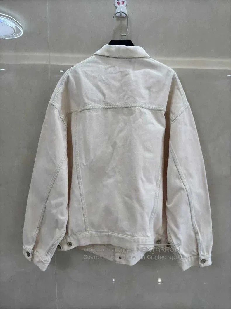Balenciaga Balenciaga Logo Embroidered Denim Jacket XS. Size US XS / EU 42 / 0 - 5 Thumbnail