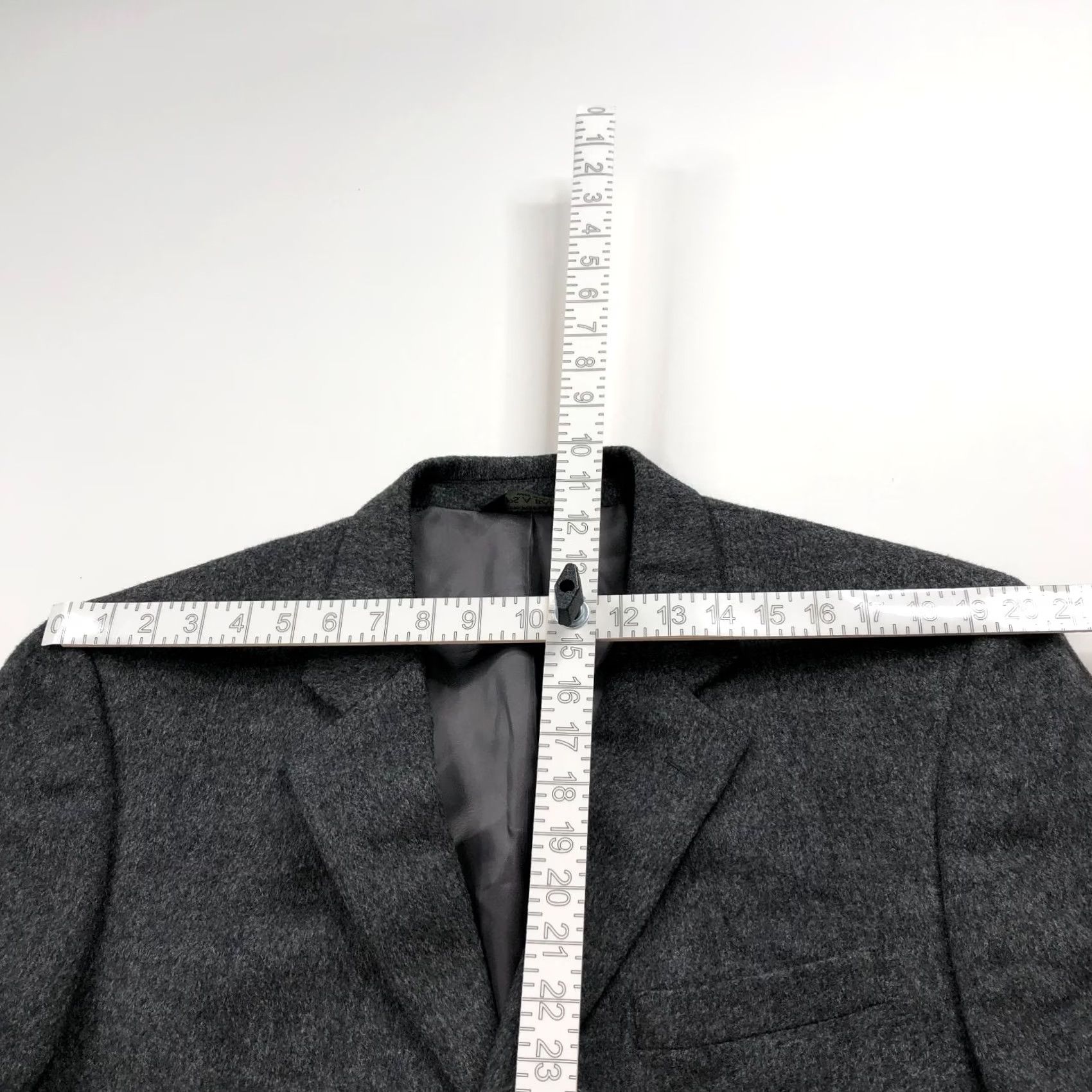 Jos. A. Bank Jos. A Bank Camel Hair 44L Long Button Blazer Sport Coat Jacket Gray Mens Size 44R - 4 Thumbnail