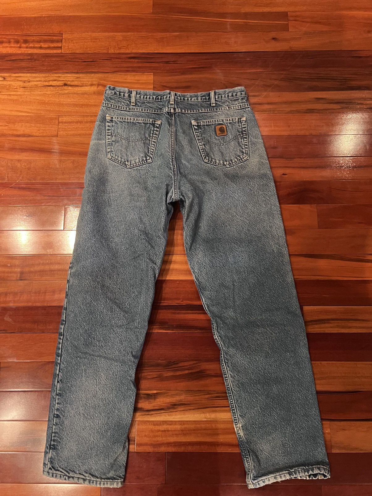 Carhartt × Vintage Rare Vintage Carharrt Lined Jeans Size US 38 / EU 54 - 5 Thumbnail
