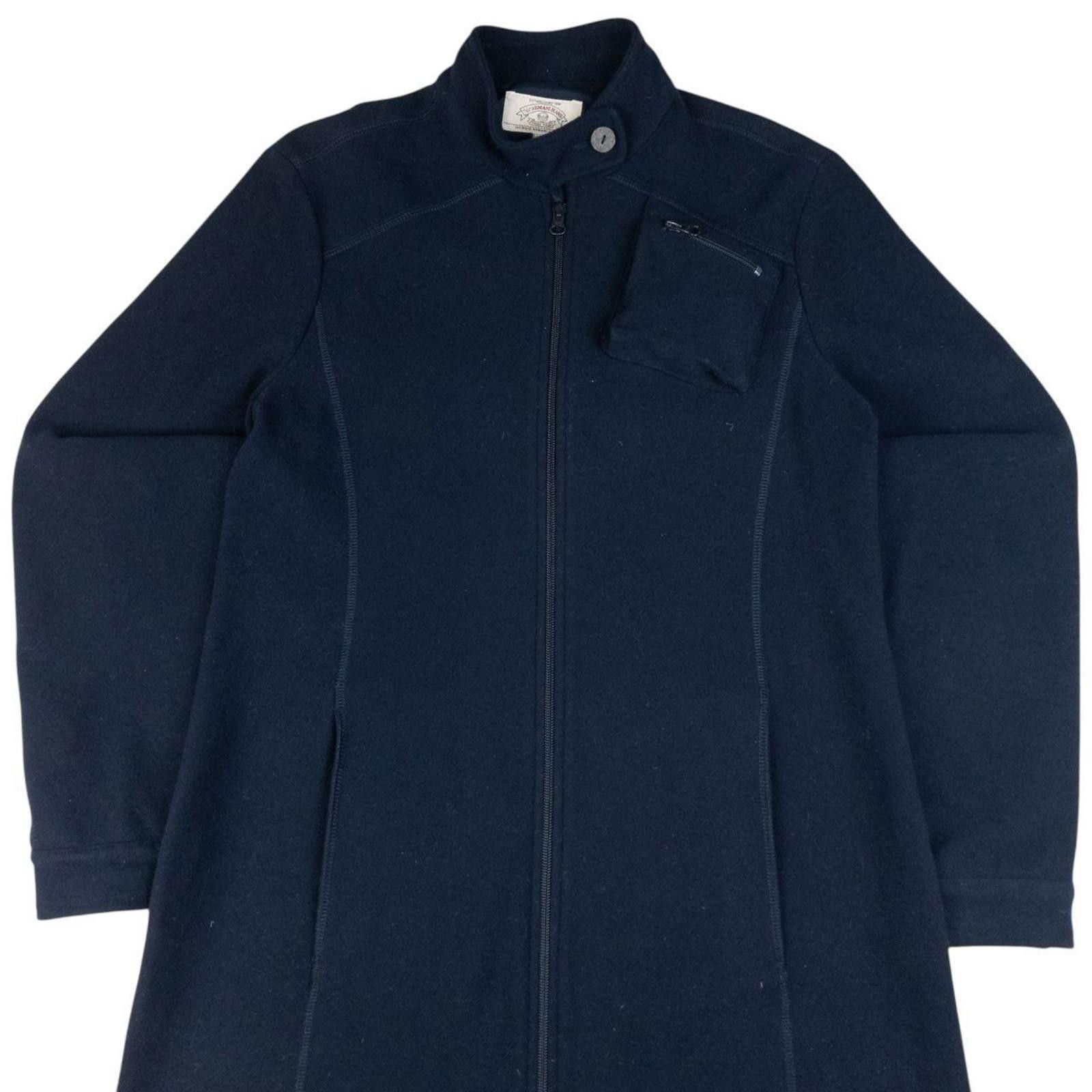 Armani Vintage Armani Jeans Asymetrical Longline Zip Up Jacket L Size L / US 10 / IT 46 - 3 Thumbnail