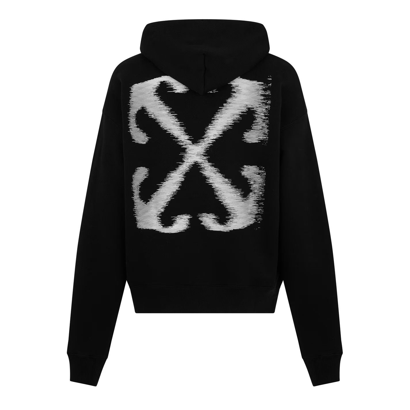 Off-White o1g2r1mq0226 Logo Print Cotton Hoodie In Black Size US XL / EU 56 / 4 - 3 Thumbnail