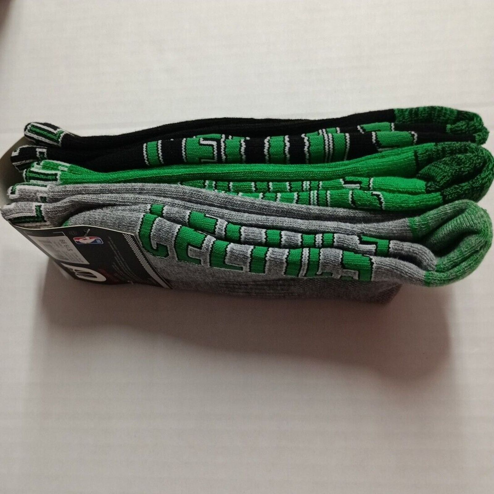 Other NBA UNK Boston Celtics 3 Pairs Men's Crews Socks Size 6-12 Size ONE SIZE - 4 Thumbnail