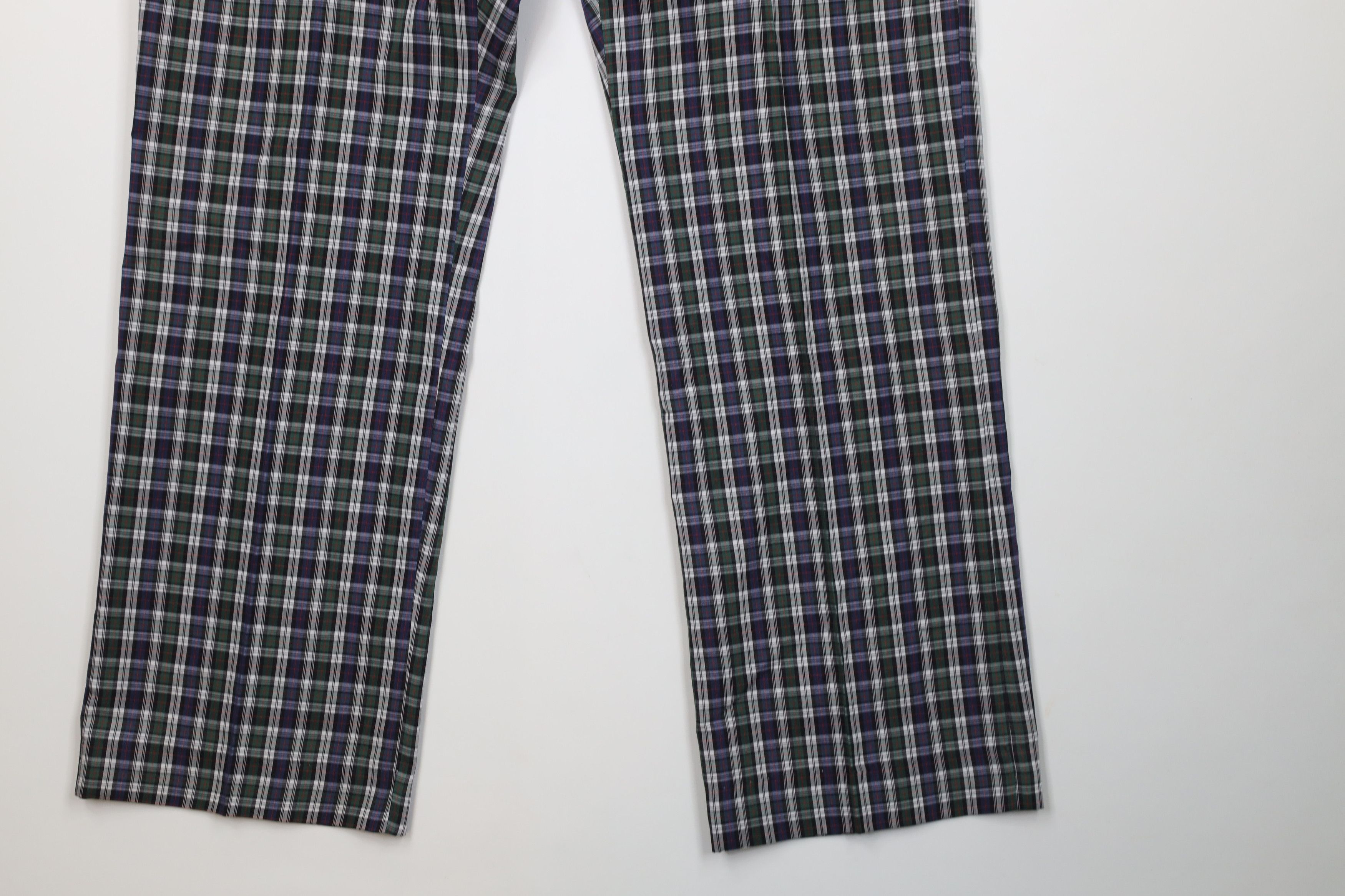 Orvis Vintage 70s Orvis Wide Leg Chino Pants Plaid Cotton USA Size US 38 / EU 54 - 4 Thumbnail