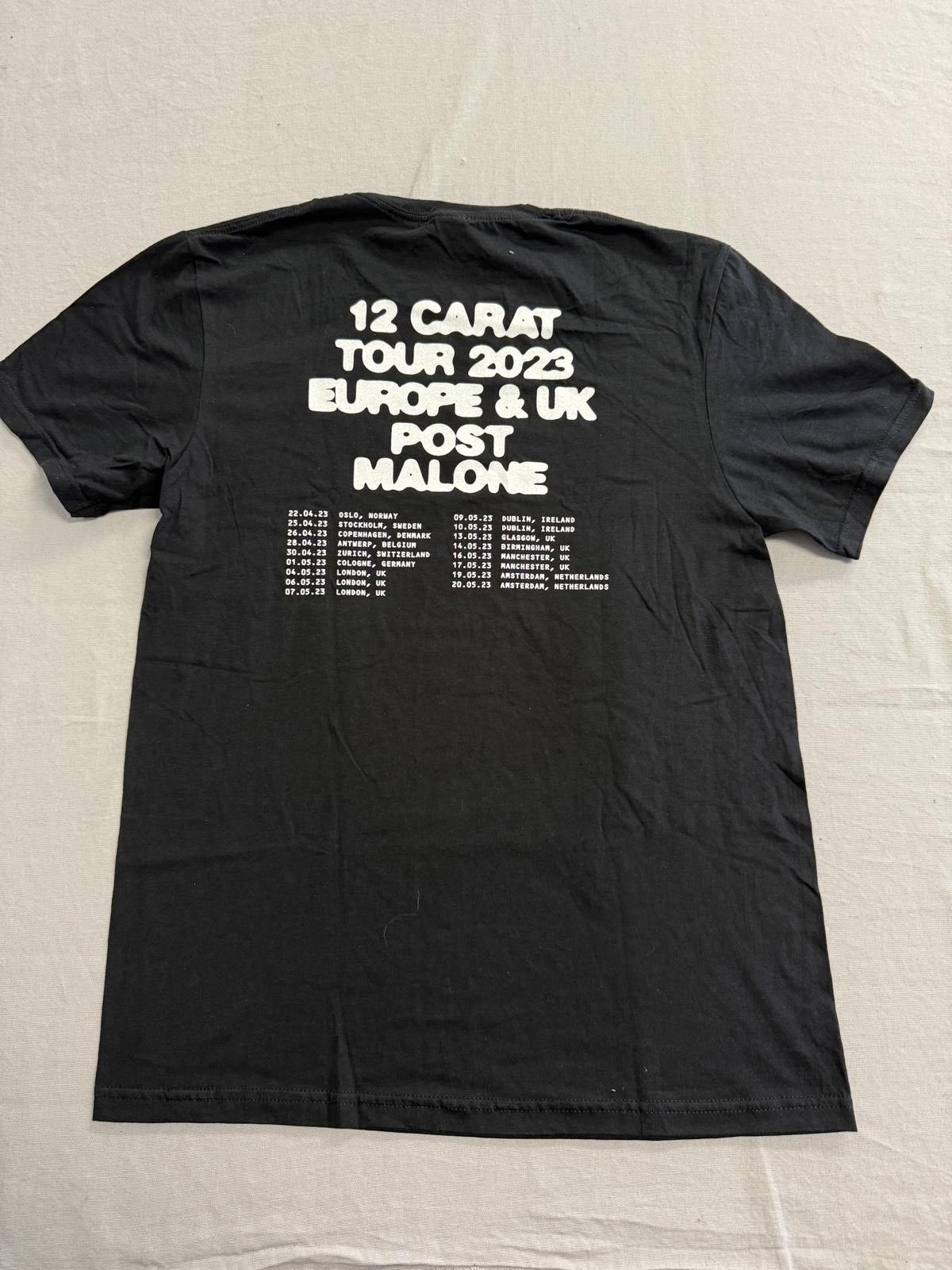 Designer Post Malone Fangs Tour Shirt - Twelve Carat 2023 Tour Tee M Size US M / EU 48-50 / 2 - 2 Thumbnail