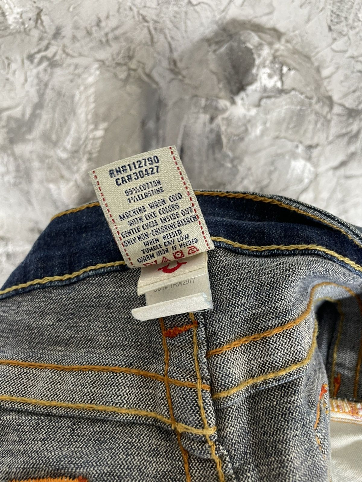 Miss Sixty × True Religion True Religion Y2K Mini Denim Skirt Made in USA Size 25" / US 0 / IT 36 - 10 Thumbnail