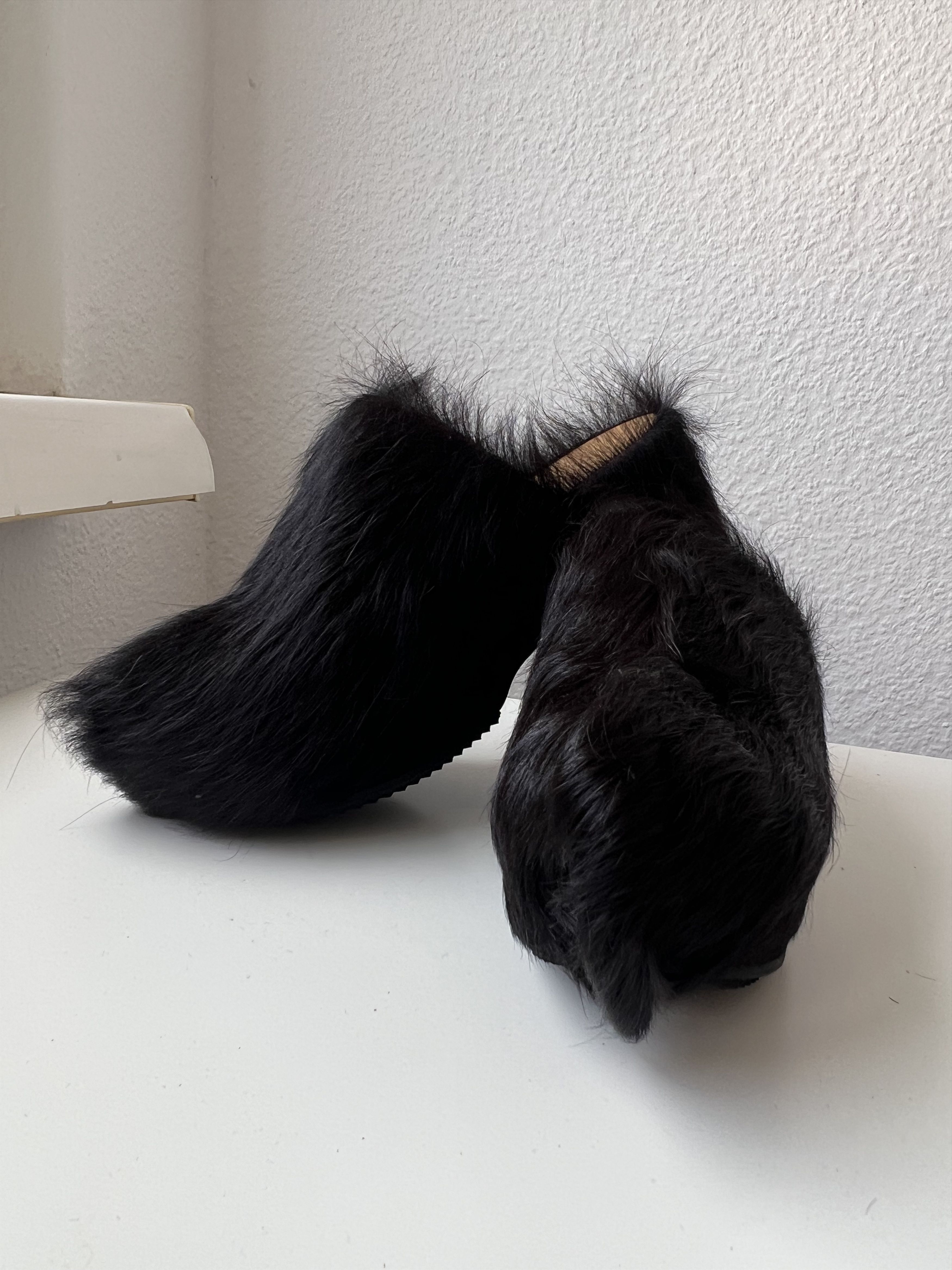 Jil Sander Jil Sander Pony Hair Fur Leather Mules / Clogs / Sabot Size US 6 / IT 36 - 2 Thumbnail