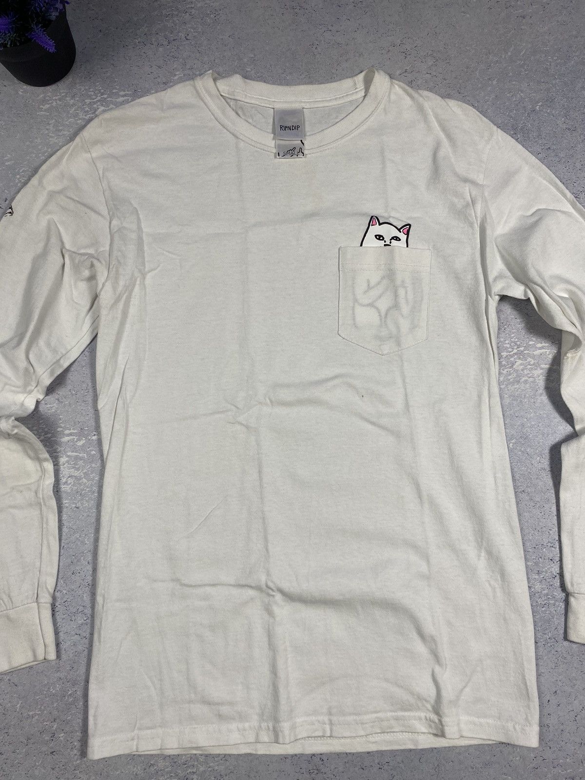 RIPNDIP Rip n Dip Men’s White T-shirt With Mini Logo Size Small Size US S / EU 44-46 / 1 - 5 Thumbnail