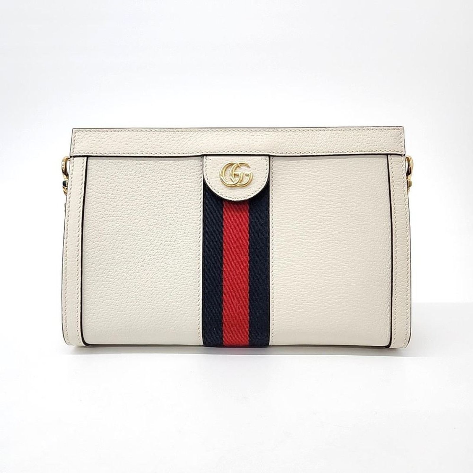 Gucci Ophidia GG Shoulder Bag (503877) (6117458) in White, Women's