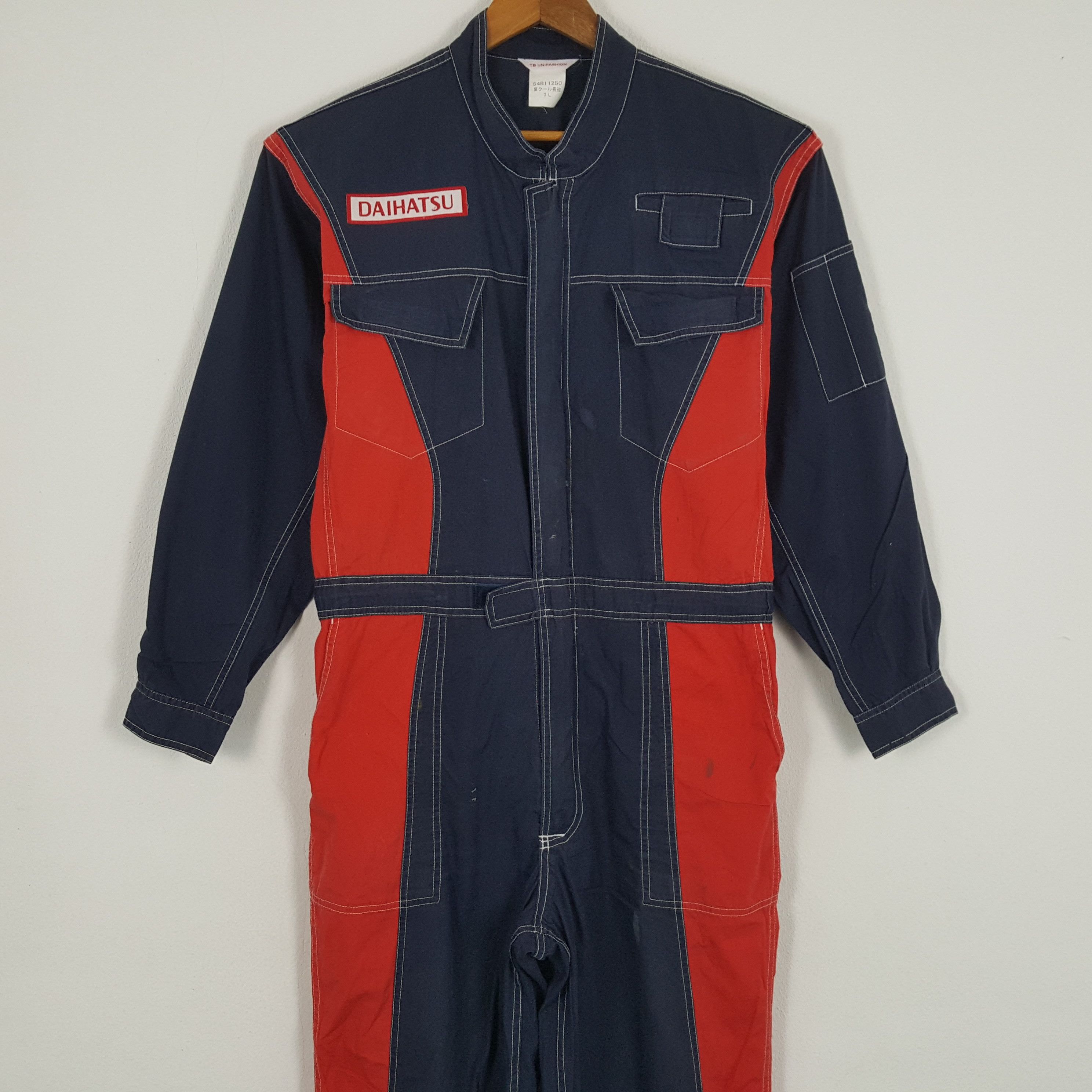 Vintage Vintage DAIHATSU Japanese Motorsports Crew Coverall Jacket Size US XL / EU 56 / 4 - 5 Thumbnail