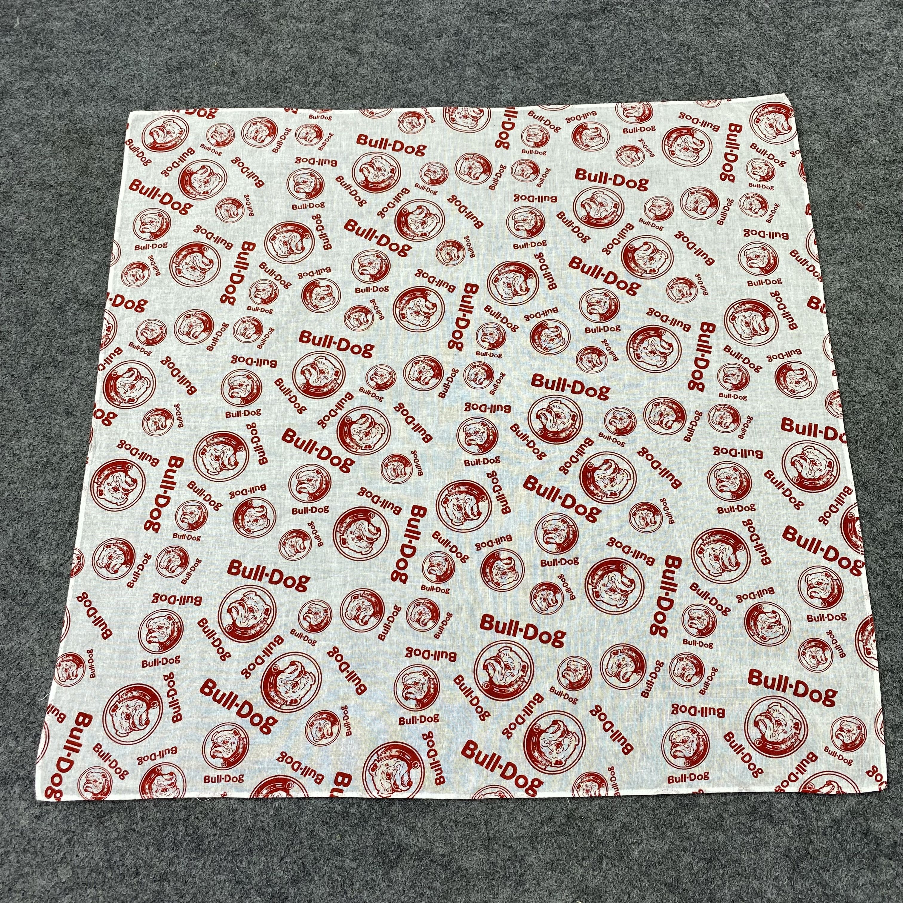 Designer Bull-Dog Handkerchief / Bandana / Neckerchief-B1451 Size ONE SIZE - 1 Thumbnail