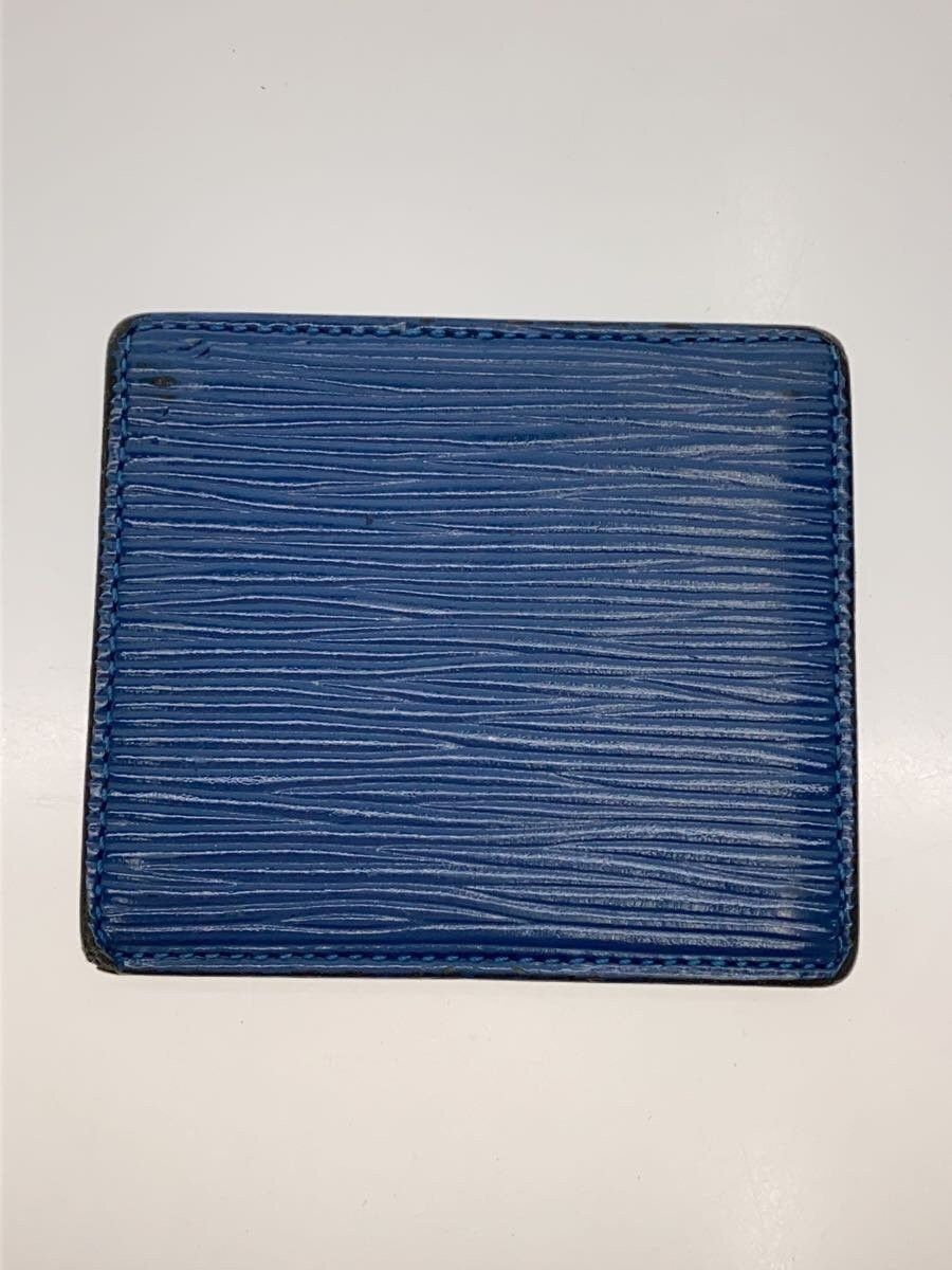 Louis Vuitton Louis Vuitton Epi Porte Monnaie Boite Leather Plain Blue Size ONE SIZE - 2 Thumbnail